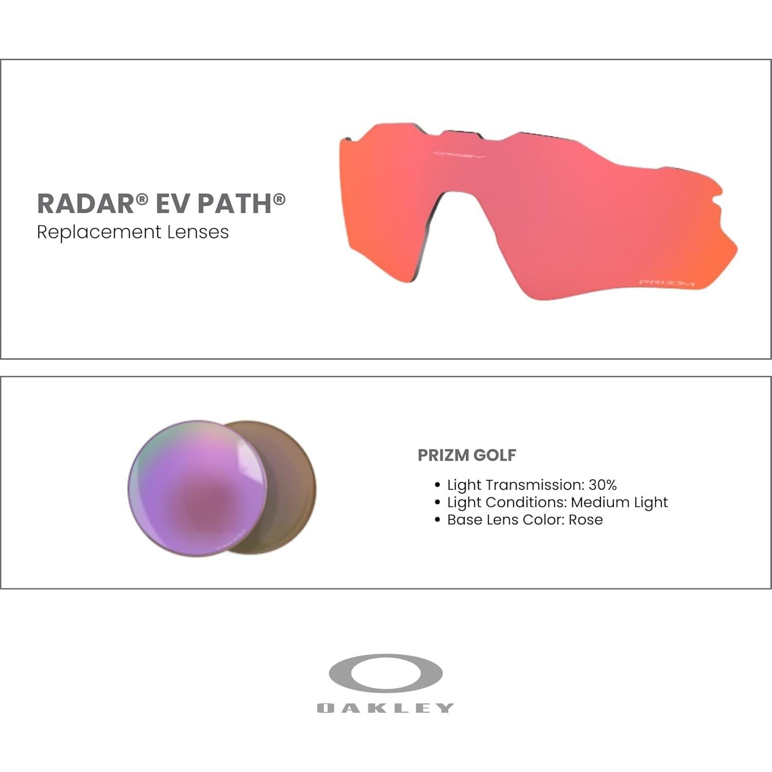 Lentes de Reemplazo Oakley Radar EV Path 38mm + Kit de Cuidado