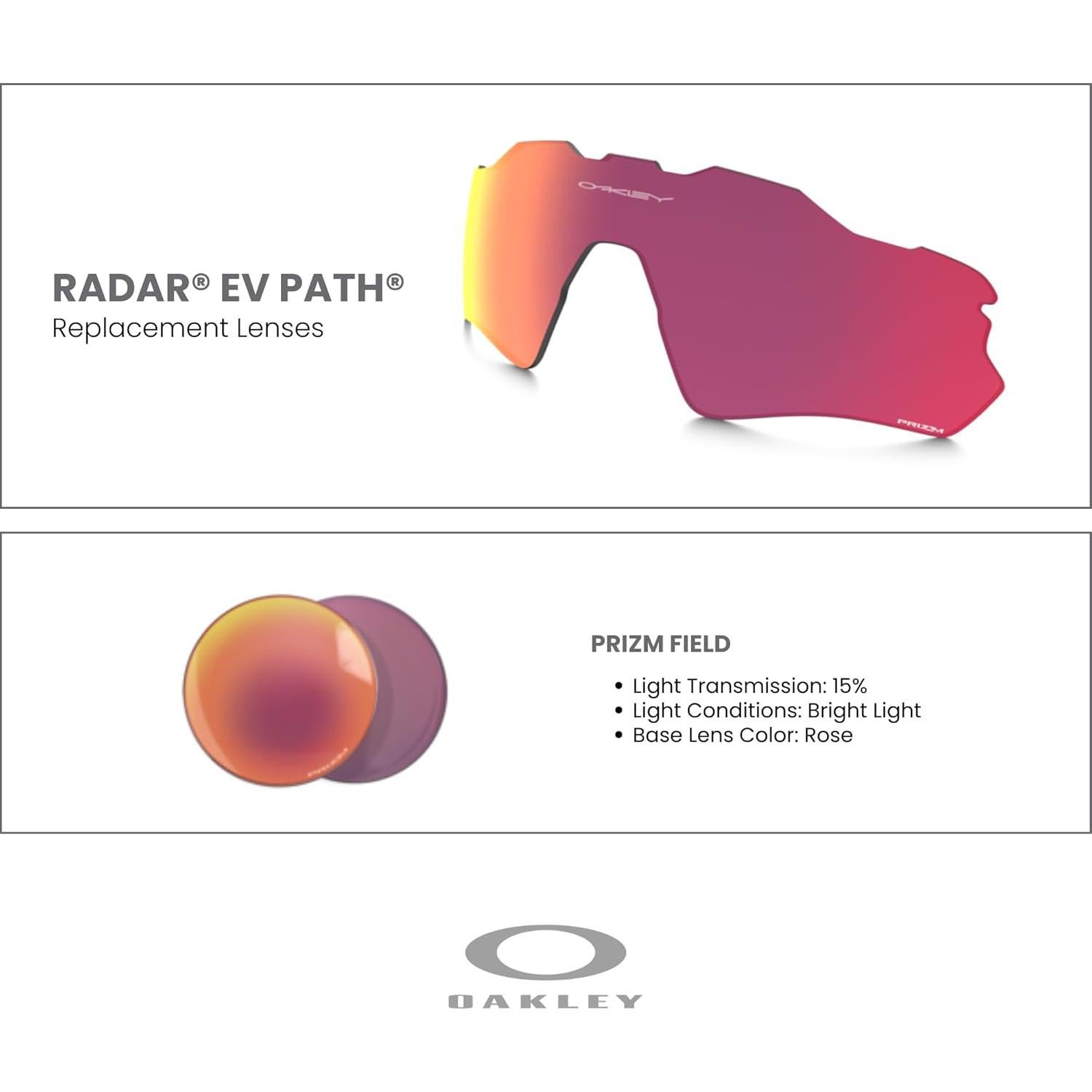 Lentes de Reemplazo Oakley Radar EV Path Prizm Field 38