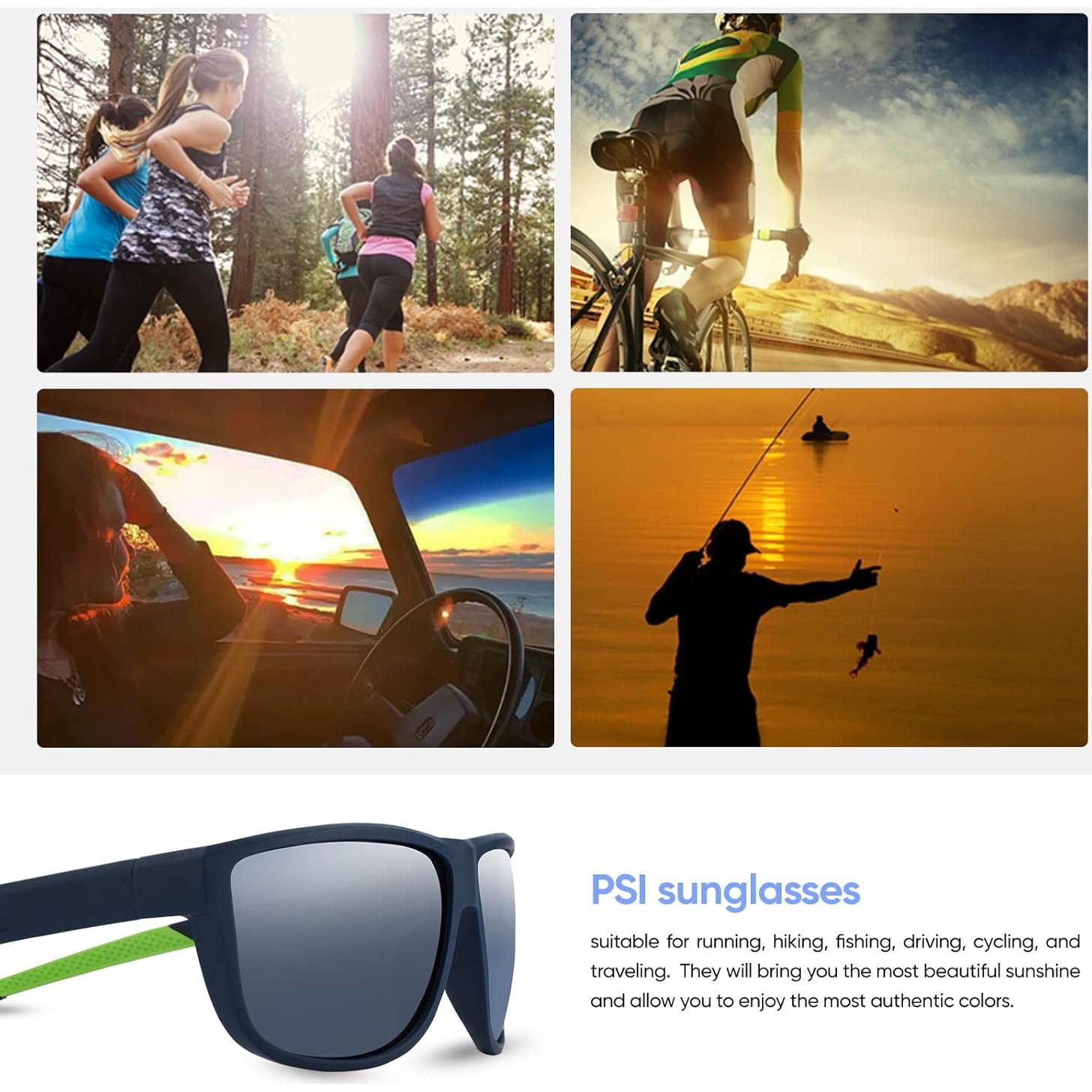 Gafas de sol PSI polarizadas unisex con protección UV