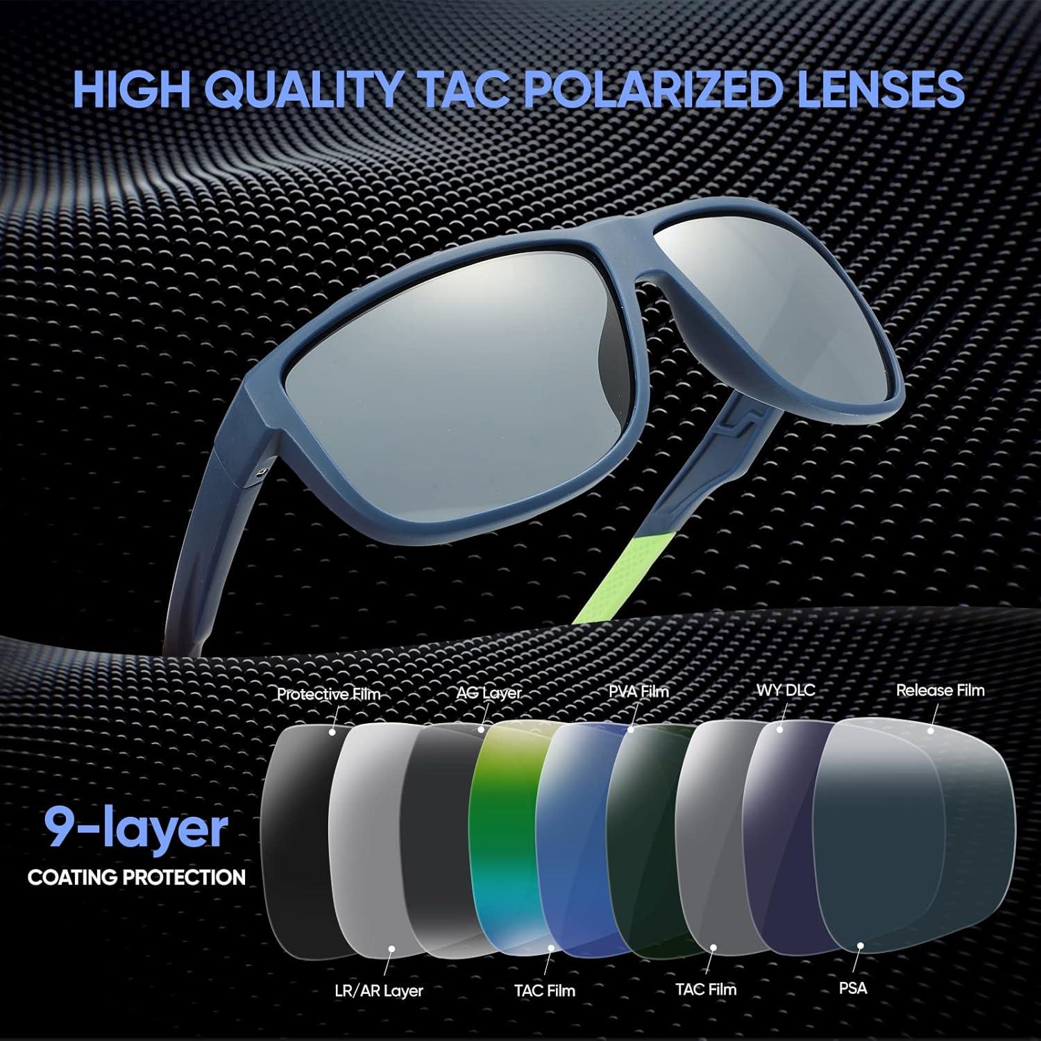 Gafas de sol PSI polarizadas unisex con protección UV