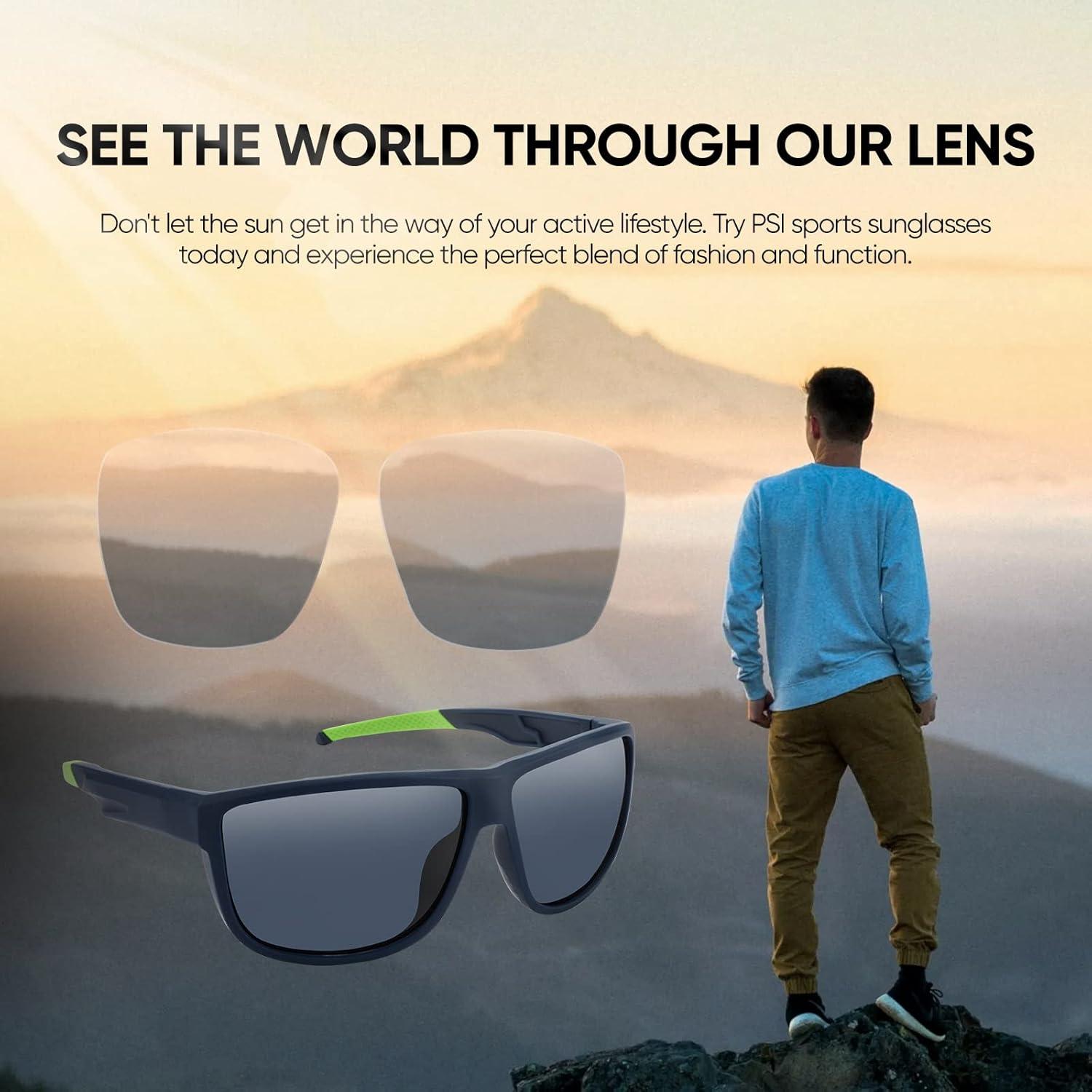 Gafas de sol PSI polarizadas unisex con protección UV