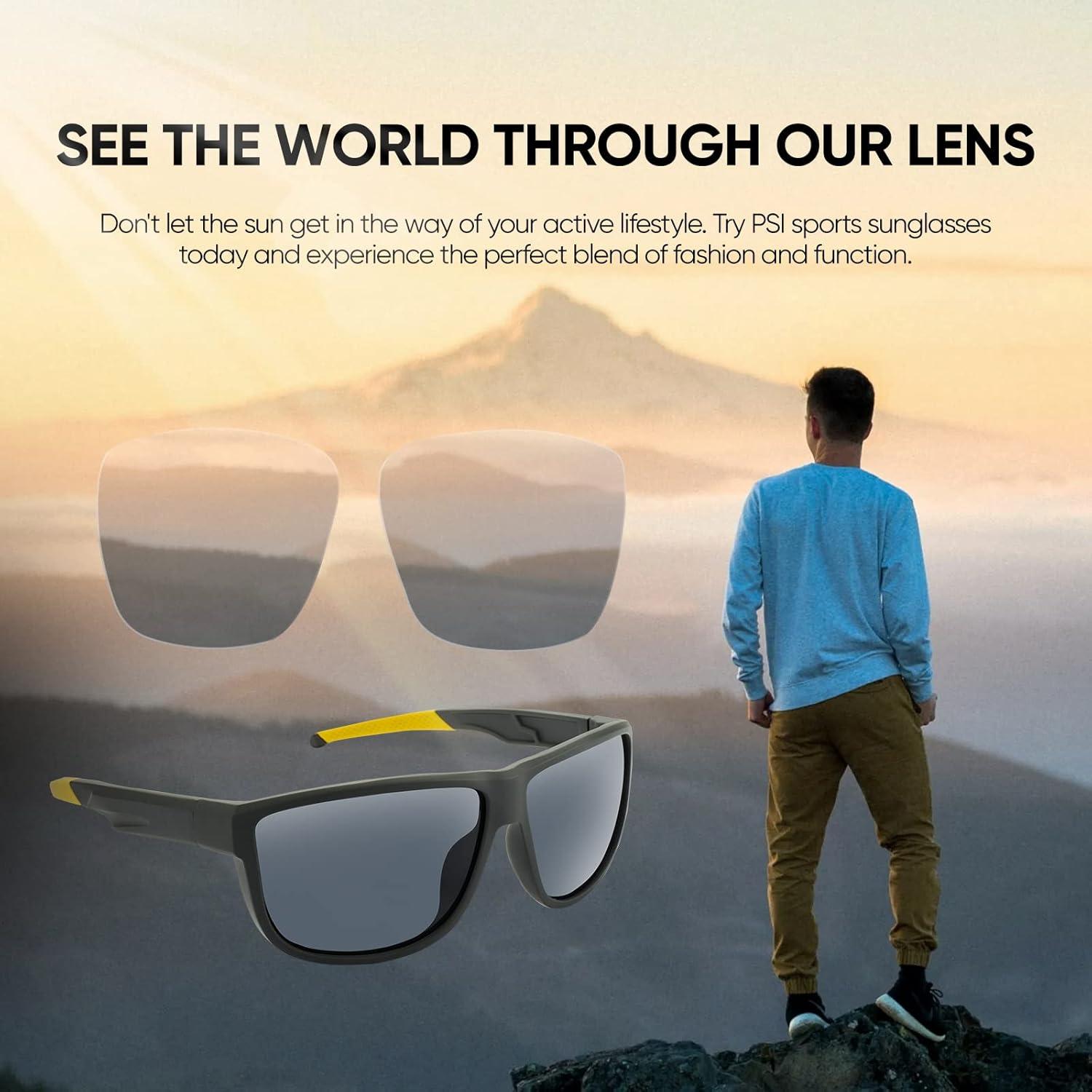 Gafas de sol PSI polarizadas unisex con protección UV