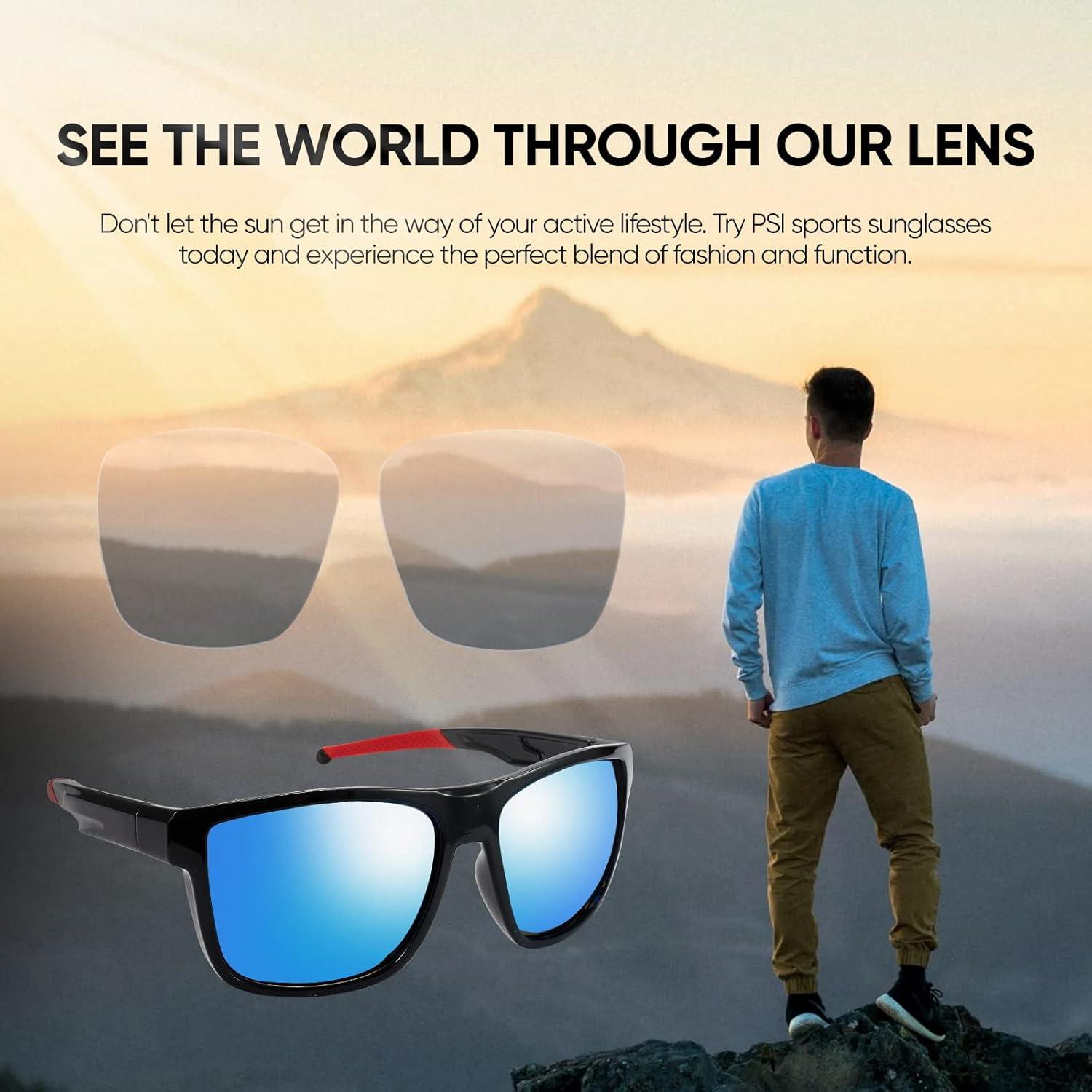 Gafas de sol PSI polarizadas unisex con protección UV