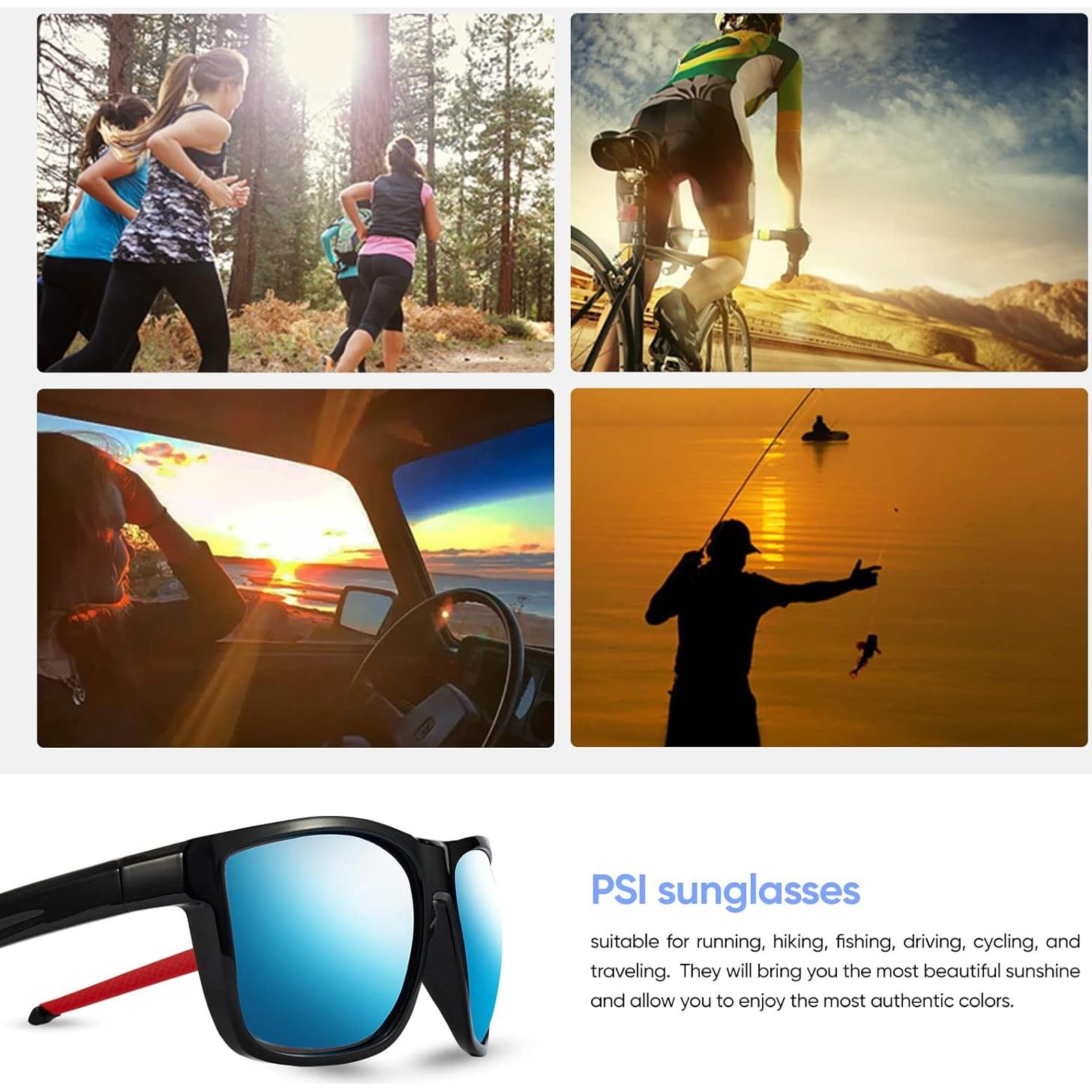 Gafas de sol PSI polarizadas unisex con protección UV