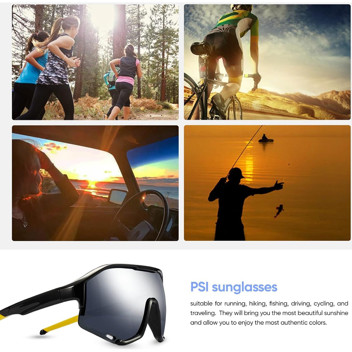 Gafas de sol PSI polarizadas unisex con protección UV