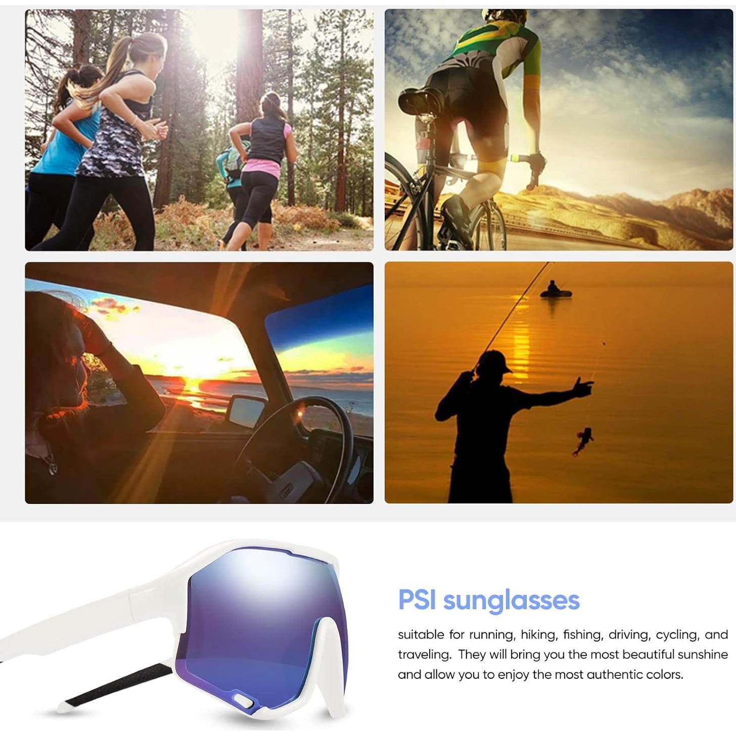 Gafas de sol PSI polarizadas unisex con protección UV