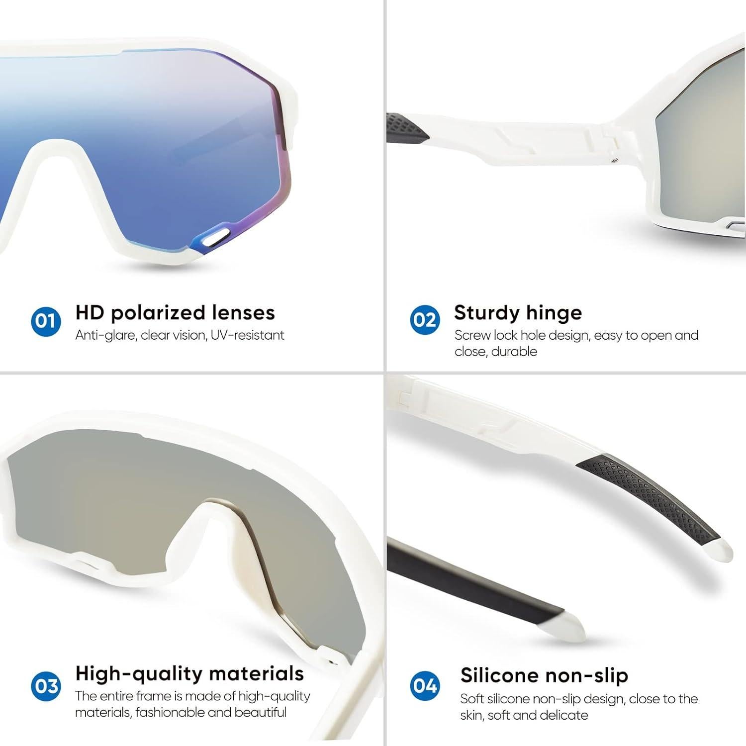 Gafas de sol PSI polarizadas unisex con protección UV