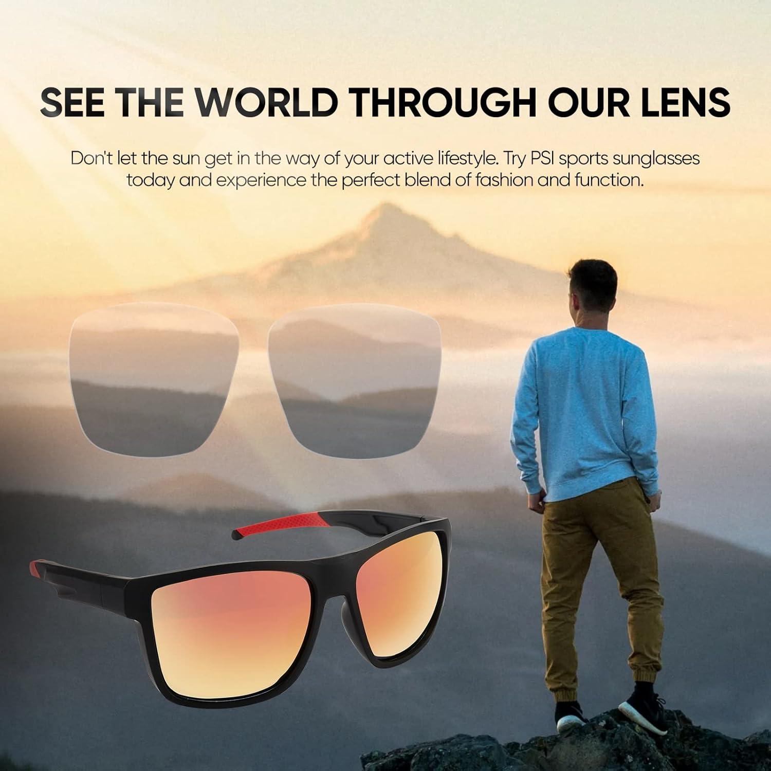 Gafas de sol PSI polarizadas unisex con protección UV