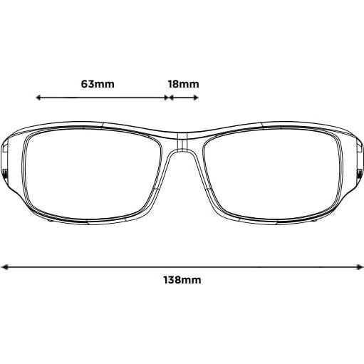 Gafas de Sol Bollé Wayfarers Grandes Negros Polarizadas