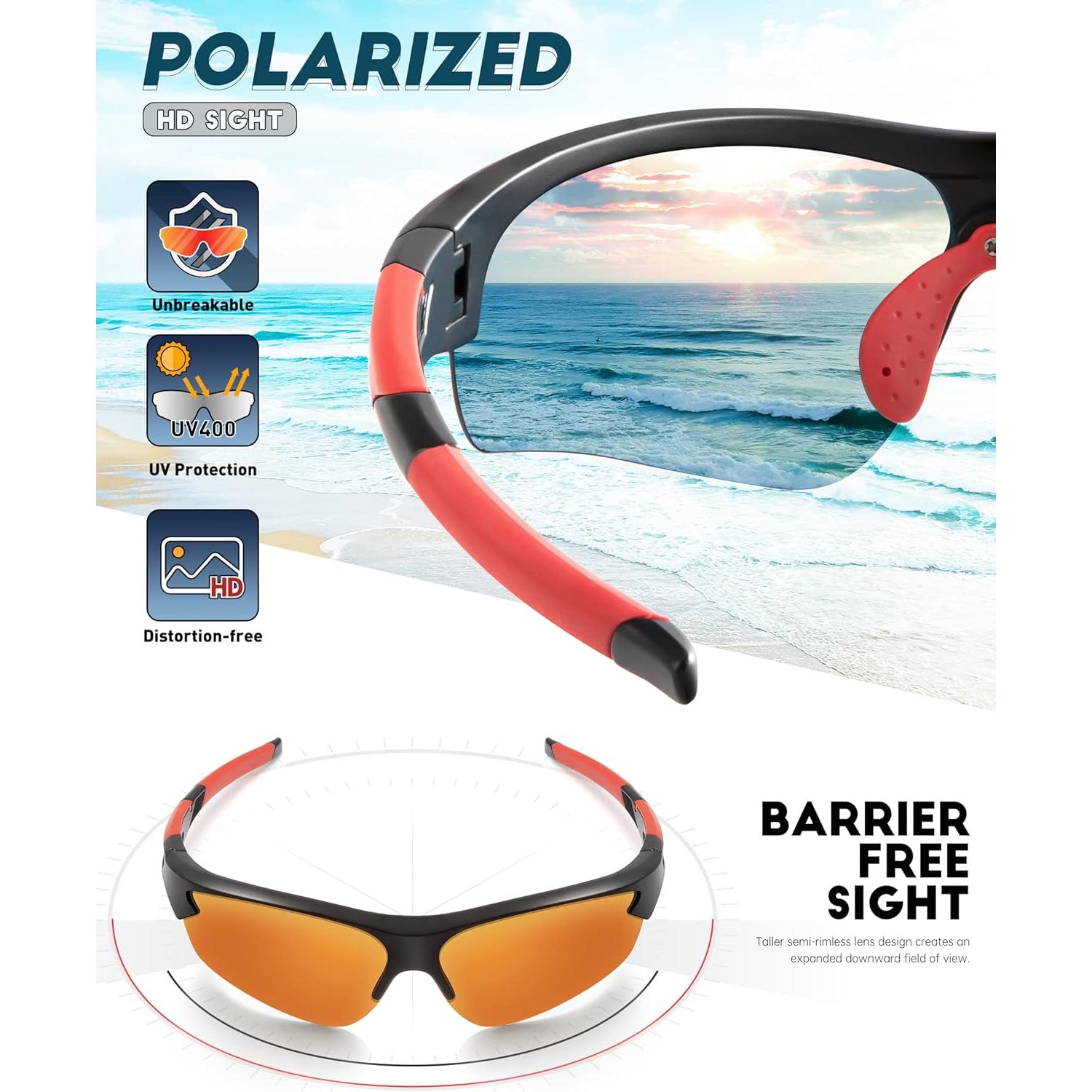 Gafas de sol deportivas ANYLUV A61-1-4-5 polarizadas UV