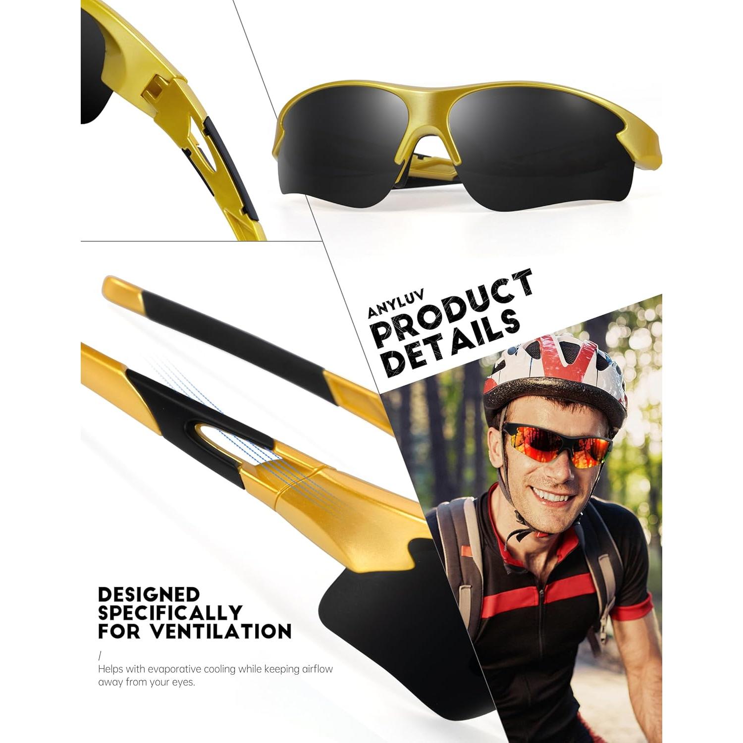 Gafas de sol deportivas ANYLUV A61-2-14-15 polarizadas UV