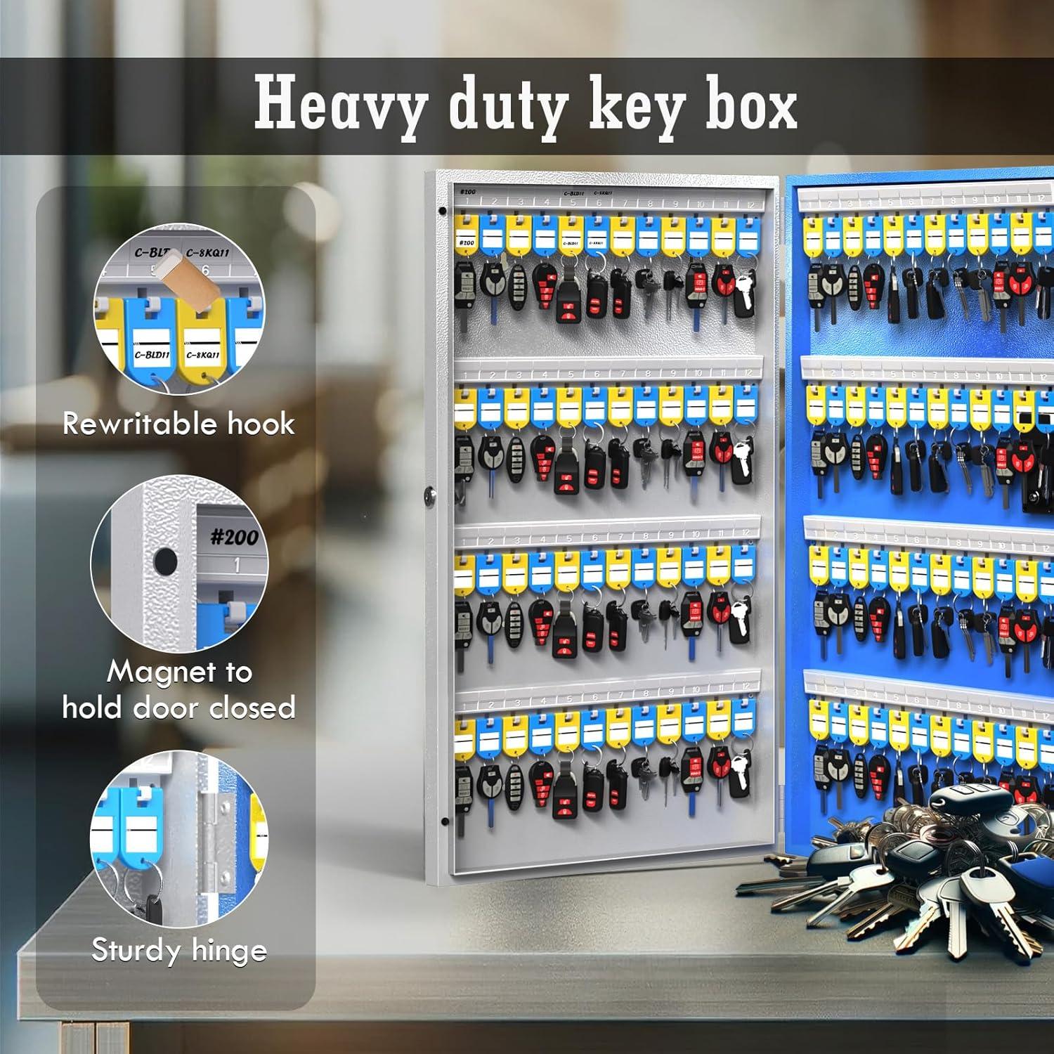 Caja de Llaves WeHere 96 Claves Montada en Pared Bluetooth