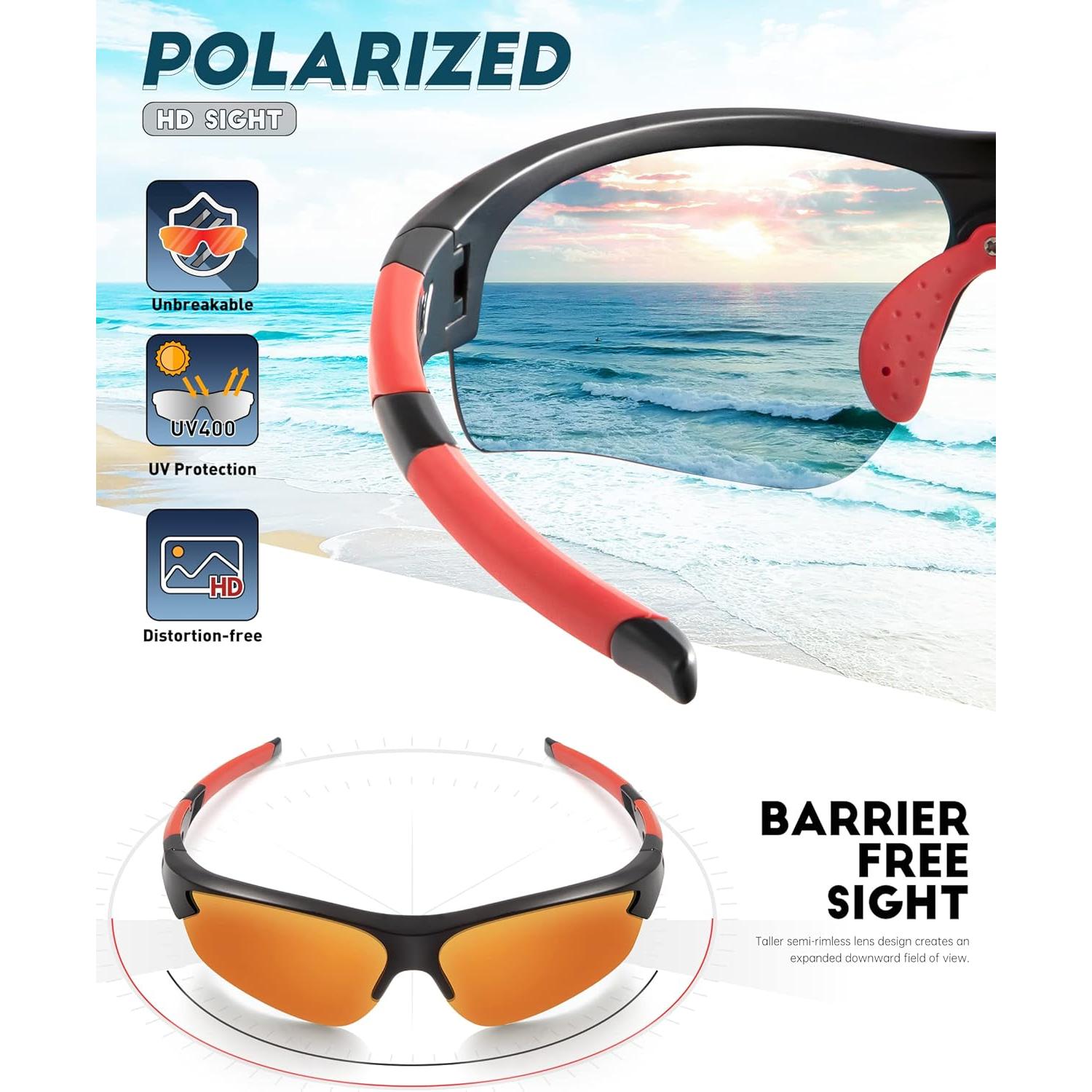 Gafas de sol deportivas ANYLUV A61-2-9 polarizadas UV