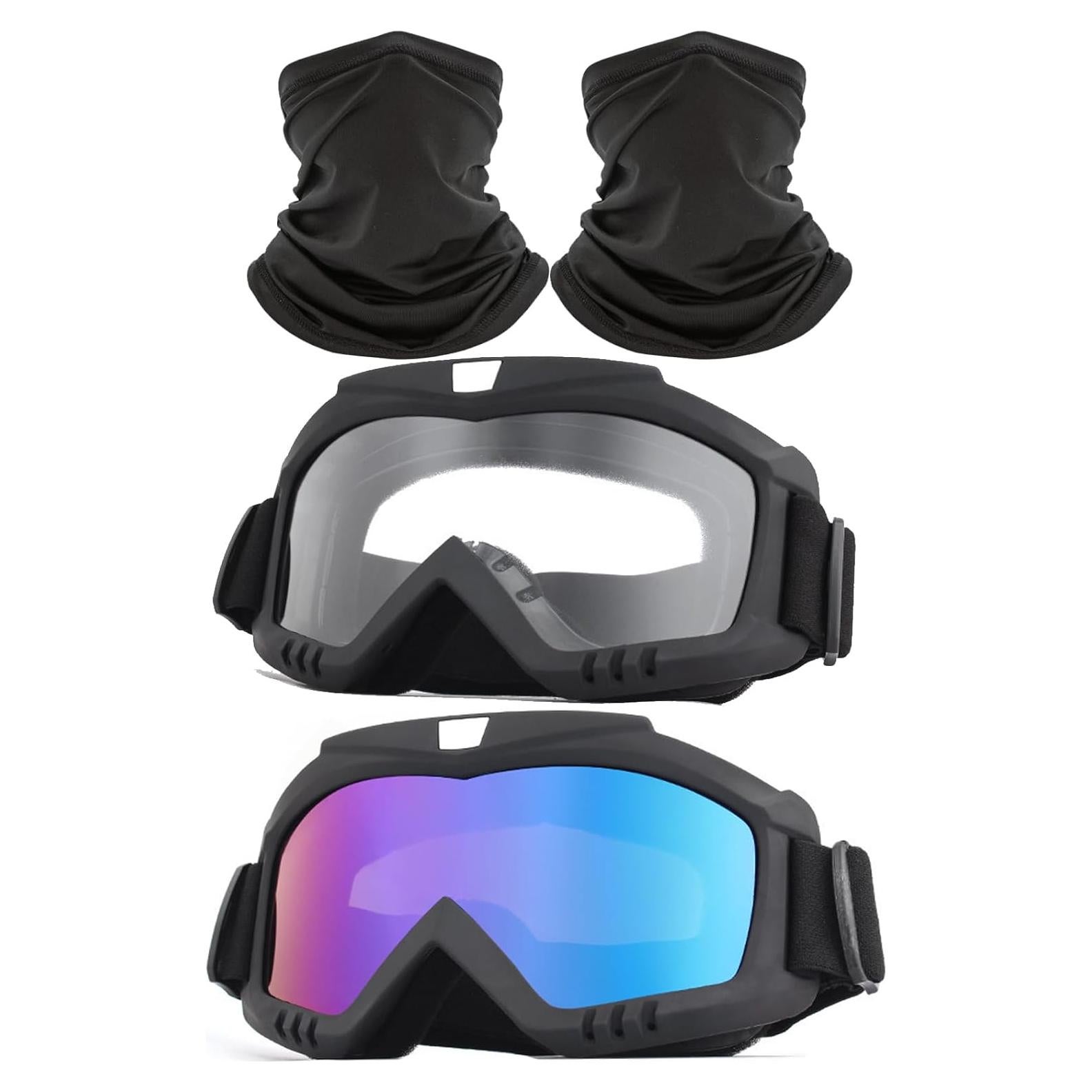 Gafas de Motocross Immoono con Bufanda para el Cuello