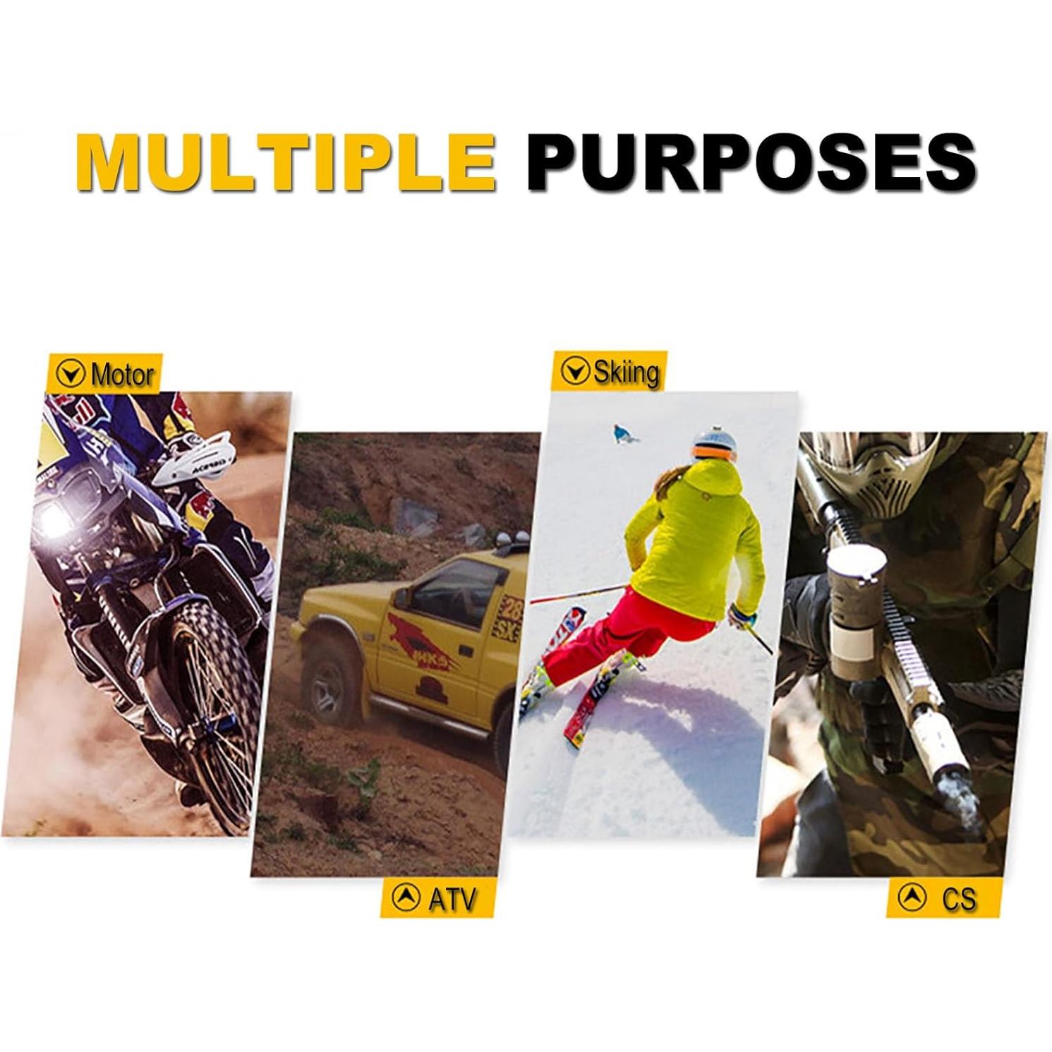 Gafas de Motocross Immoono con Bufanda - A prueba de Viento