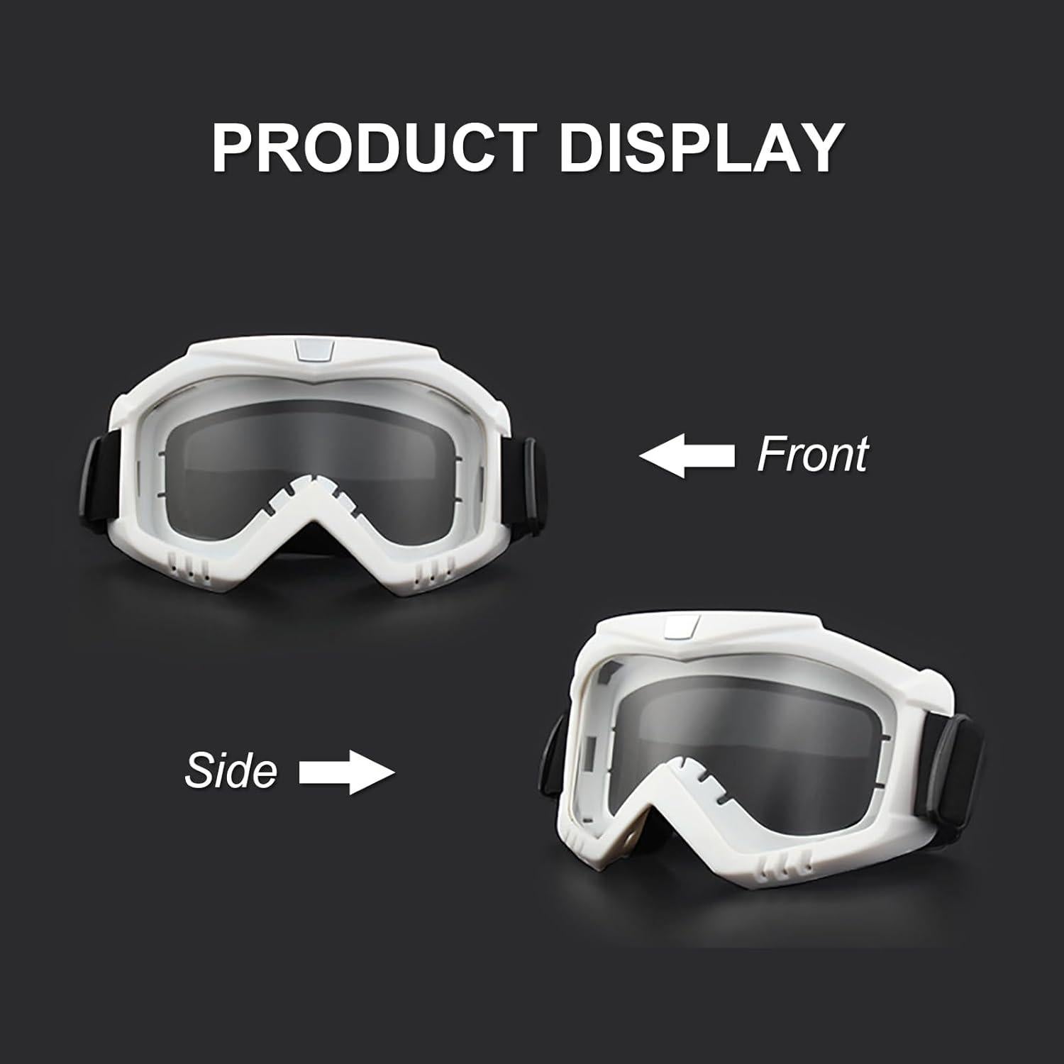 Gafas de Motocross Immoono con Bufanda y Lentes Intercambiables