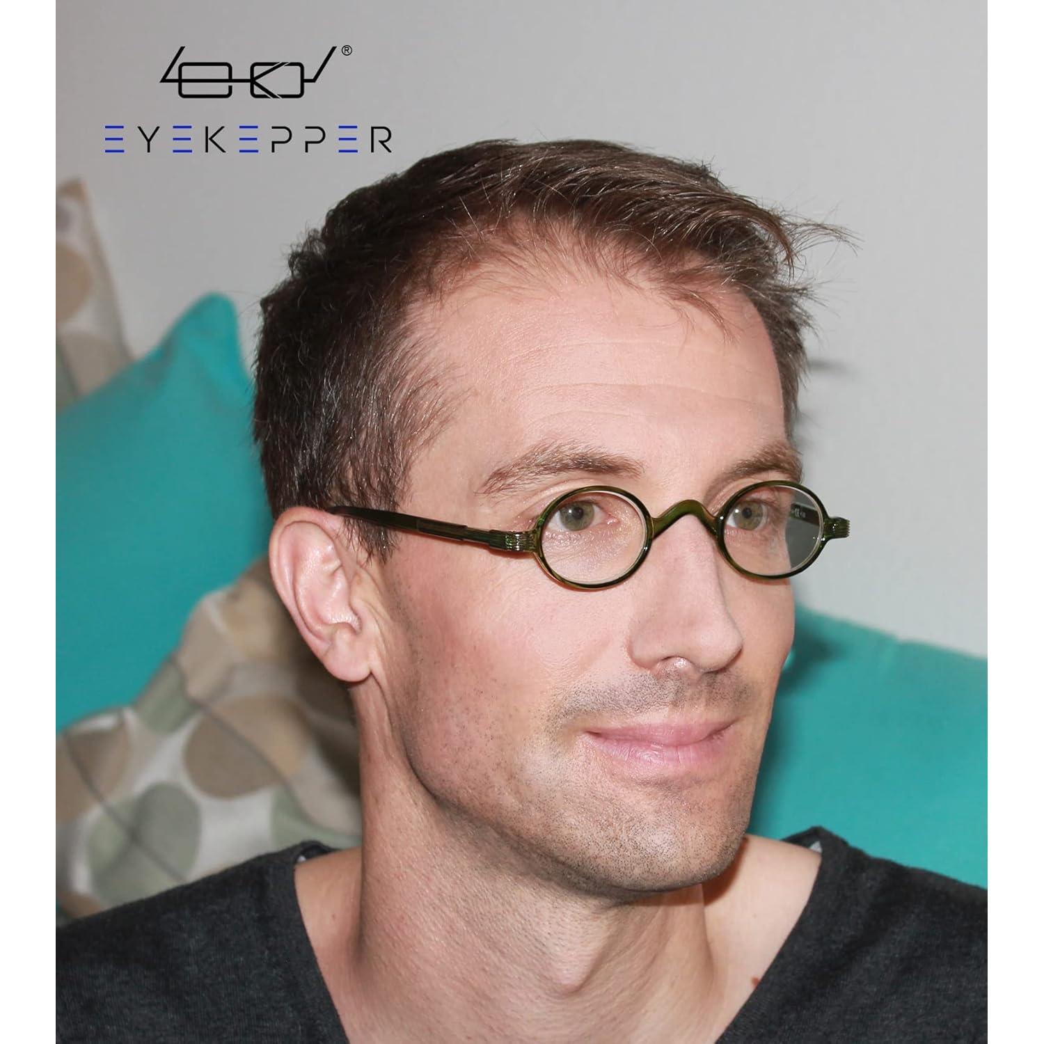 Gafas de lectura Eyekepper para mujeres y hombres, 0.0x, verde