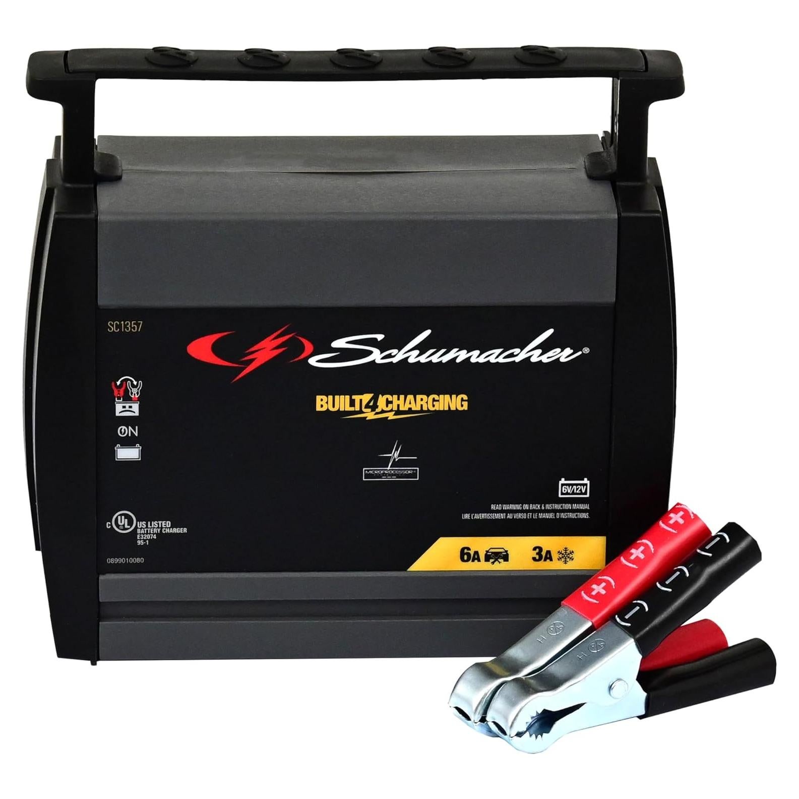 Cargador Schumacher Electric SC1357 6A 6V/12V Automático