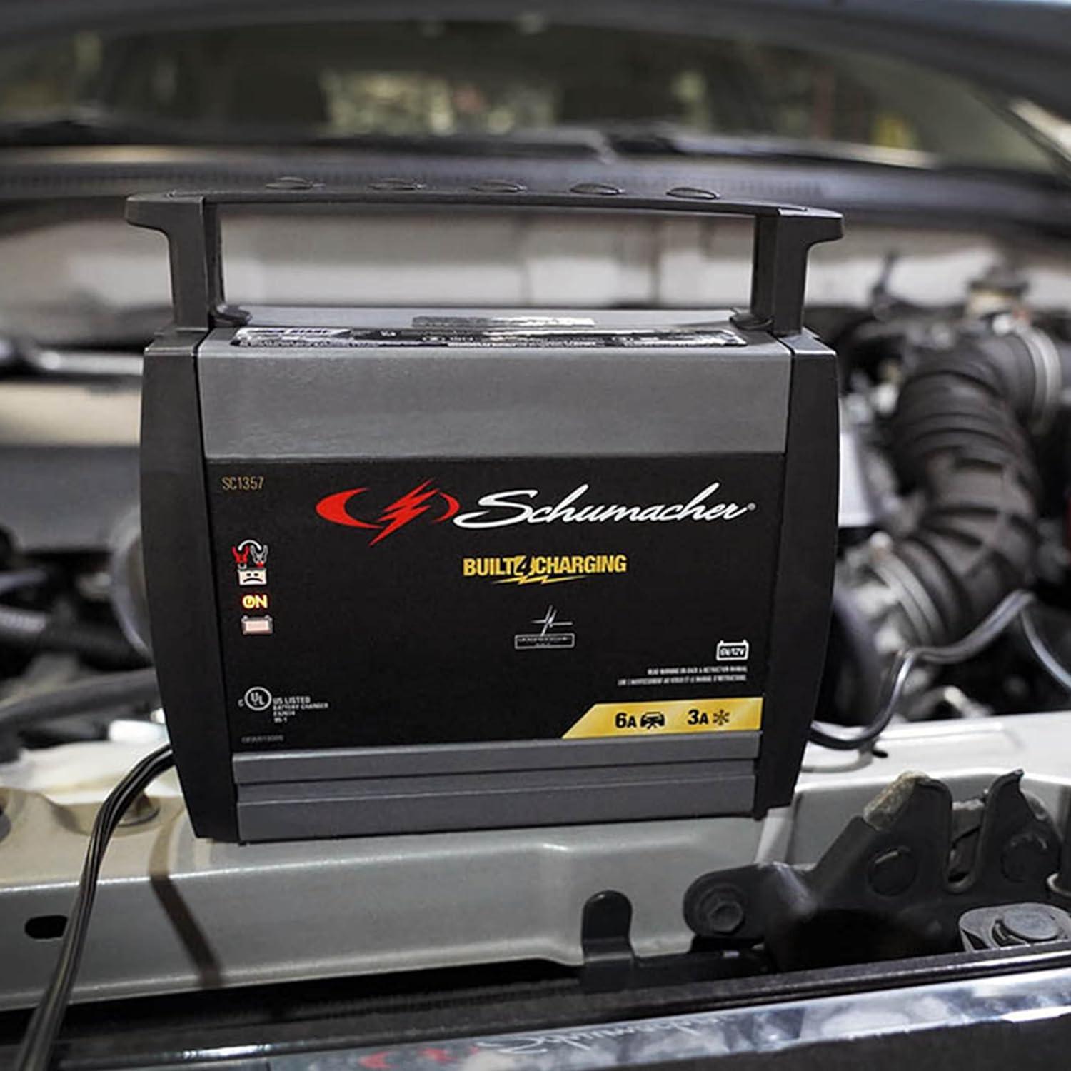 Cargador Schumacher Electric SC1357 6A 6V/12V Automático