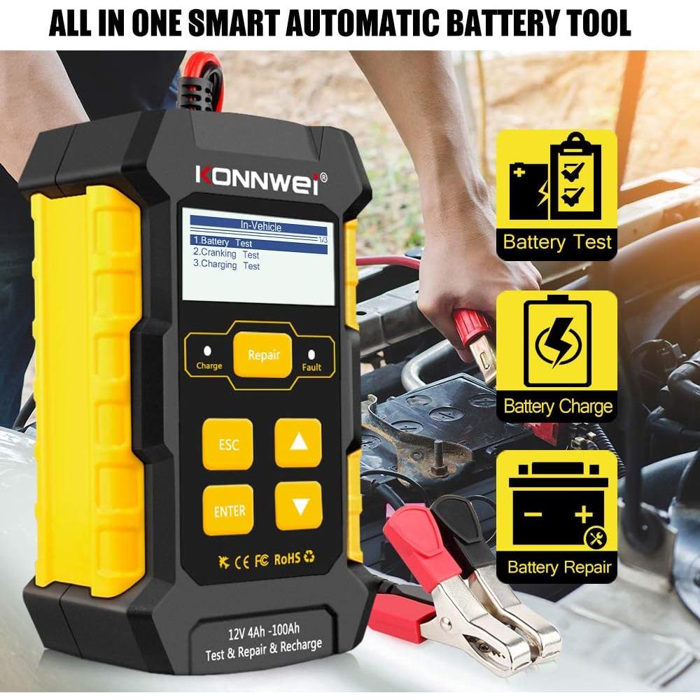 Cargador de Batería KONNWEI KW510 12V 5A Automático