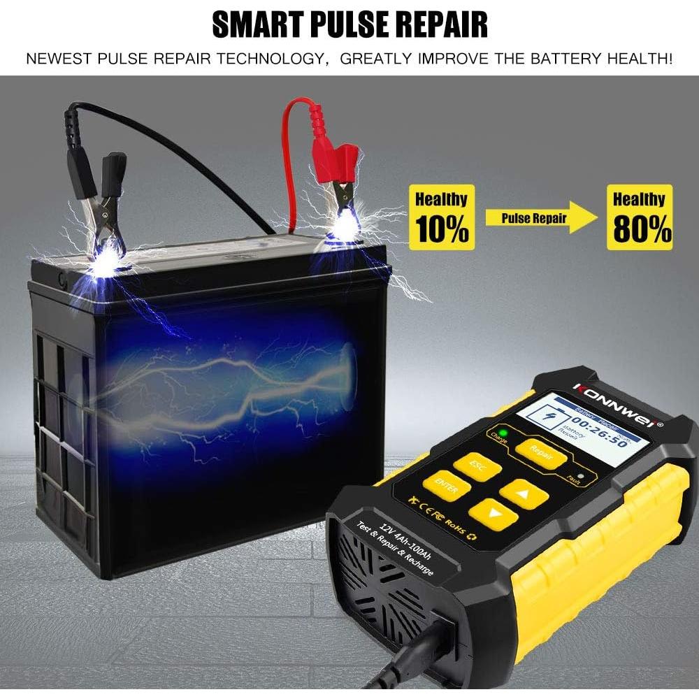 Cargador de Batería KONNWEI KW510 12V 5A Automático