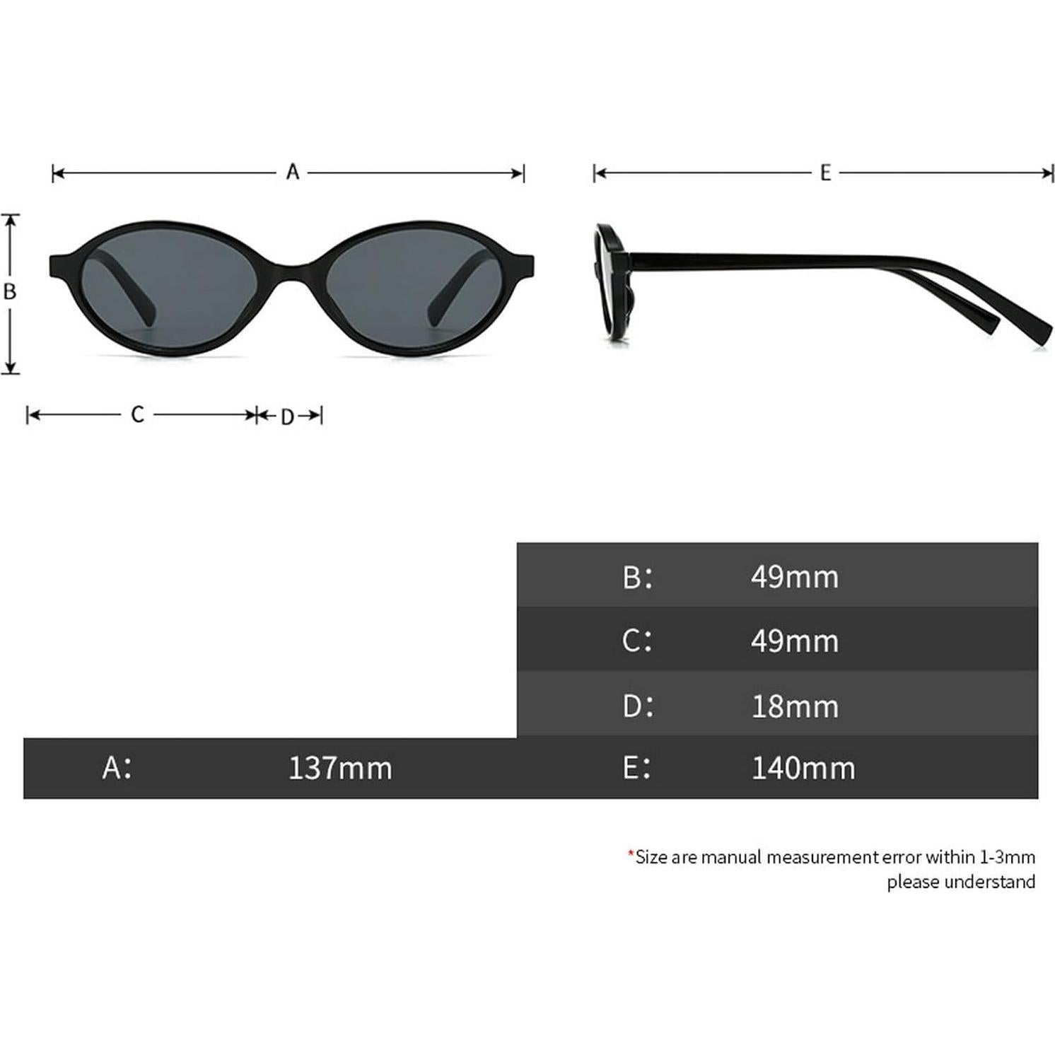 laureles Vintage Oval Sunglasses Women Fashion Sun Glasses for Men Small Frame Round Eyewear Female UV400