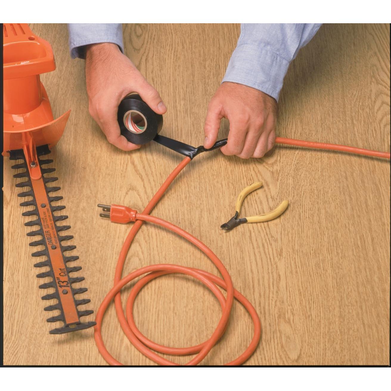 Cinta Eléctrica Profesional Duck 1.9 cm x 15.2 m, Paquete 3 Rollos