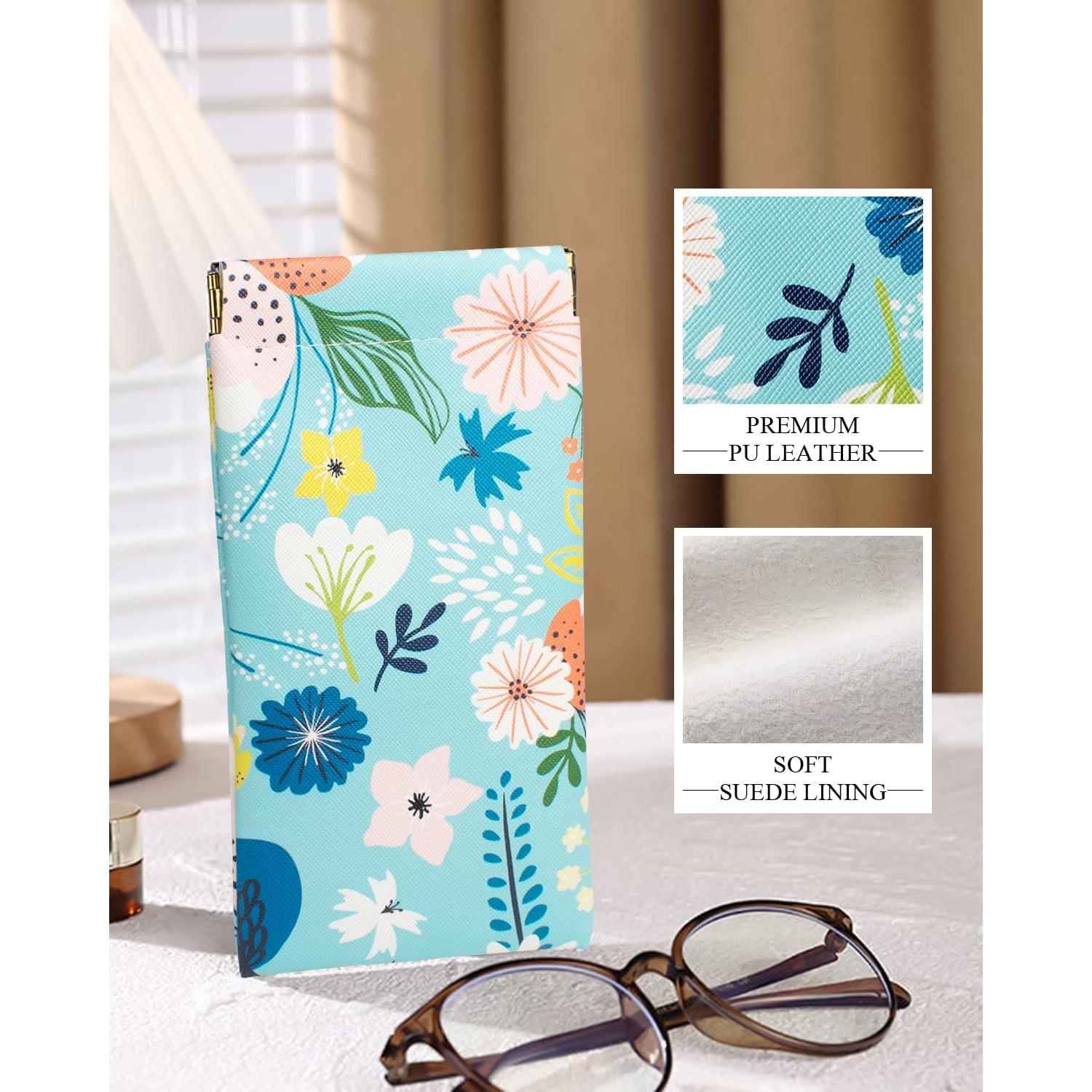 Estuche para Gafas 4 Pcs Marca Desconocida Cuero Suave