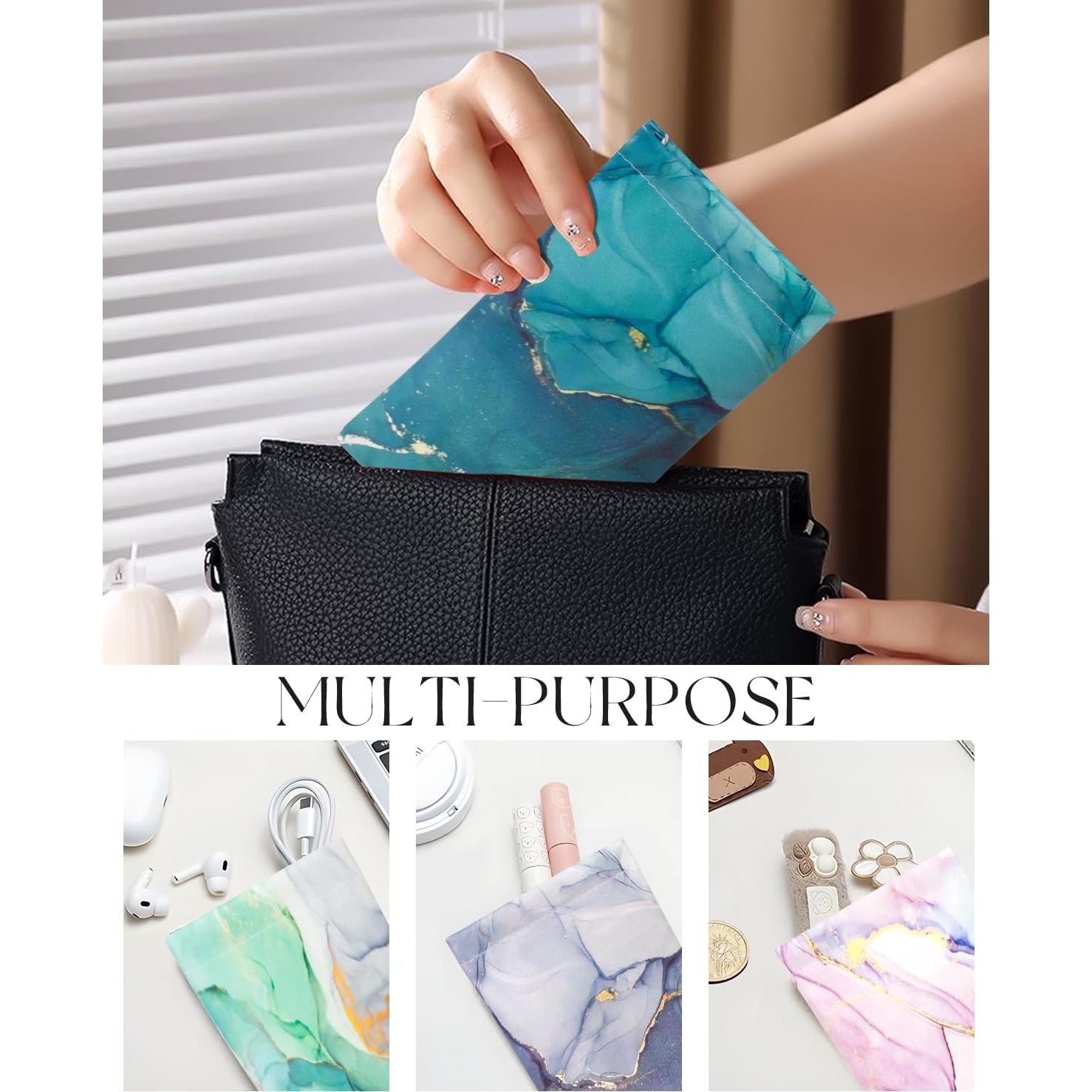 Estuche para Gafas 4 Pcs con Tapa Squeeze y Paño