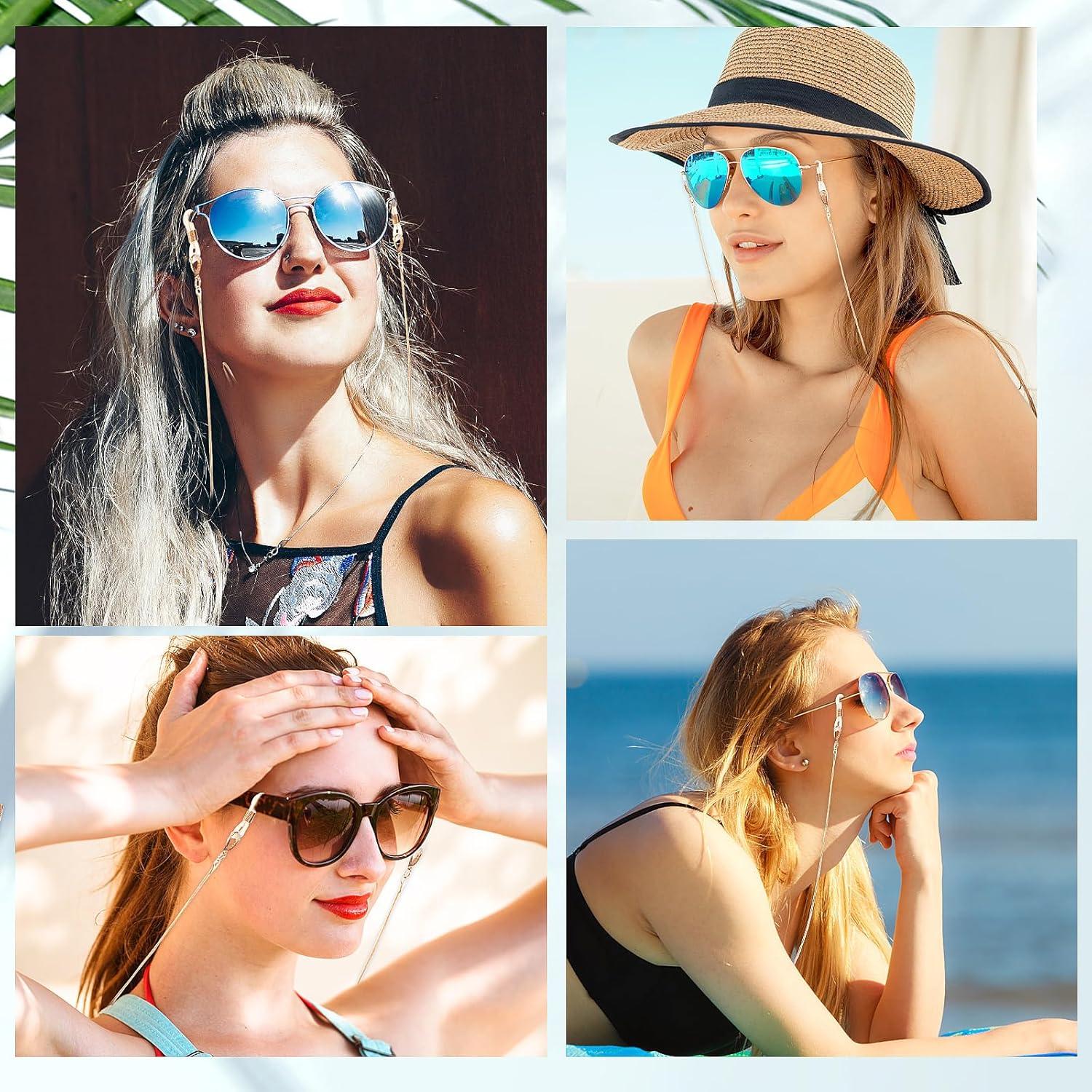 Cadena de Gafas WLLHYF para Mujeres 75 cm Metal Elegante