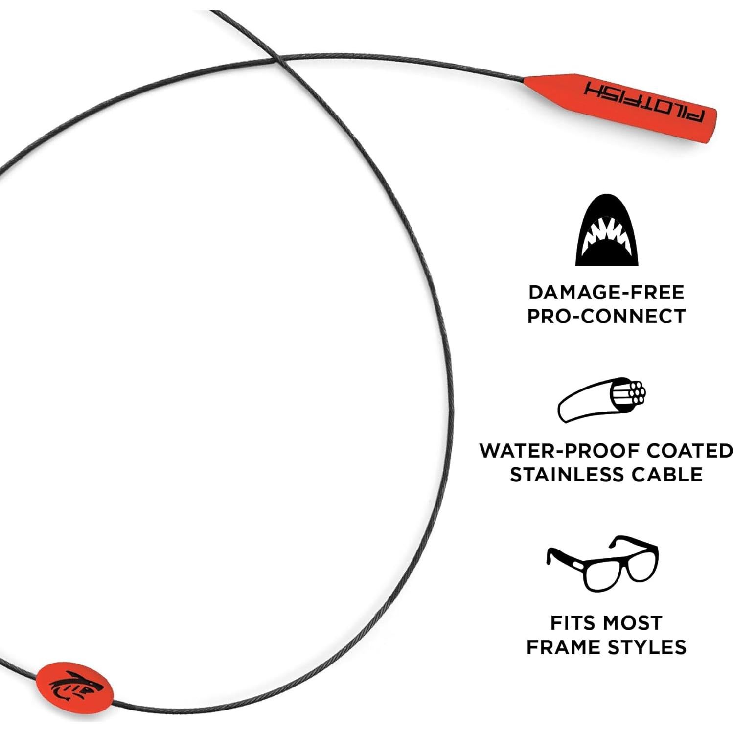 Correa para Gafas Pilotfish Pro Connect 40.6 cm Rojo