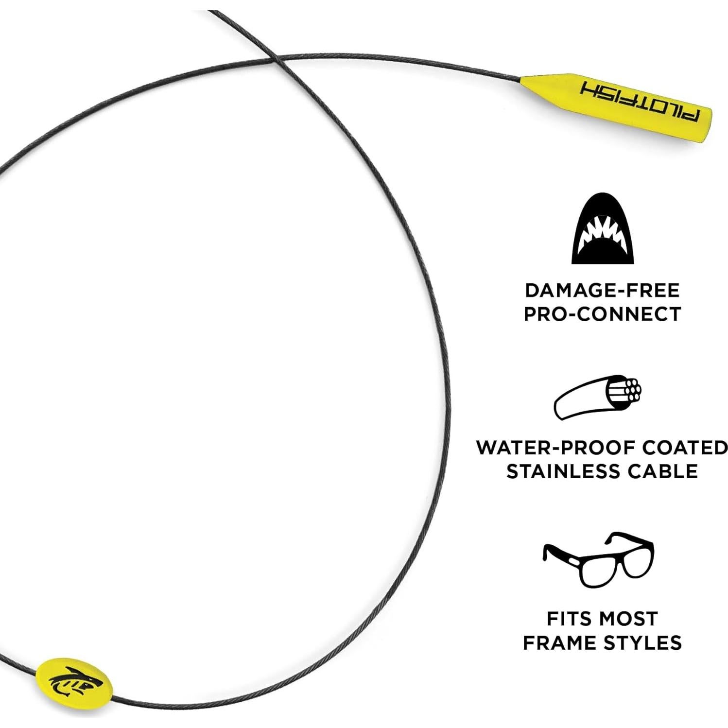 Correa para Gafas Pilotfish Wire 40.64 cm Amarillo