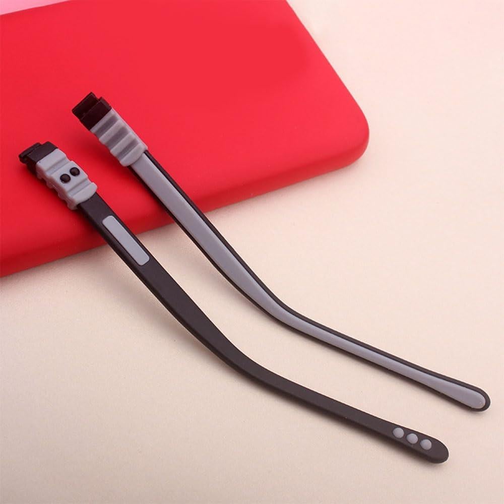 Piernas de Gafas de Silicona Clony para Niños - Negro Gris