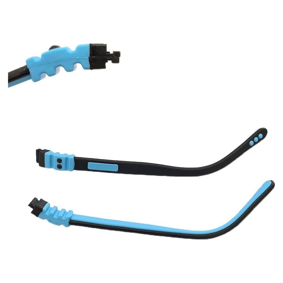 Piernas de Reemplazo para Gafas Clony Silicona Niños Negro Azul