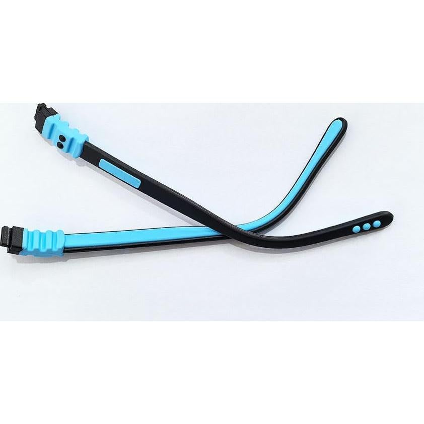 Piernas de Reemplazo para Gafas Clony Silicona Niños Negro Azul