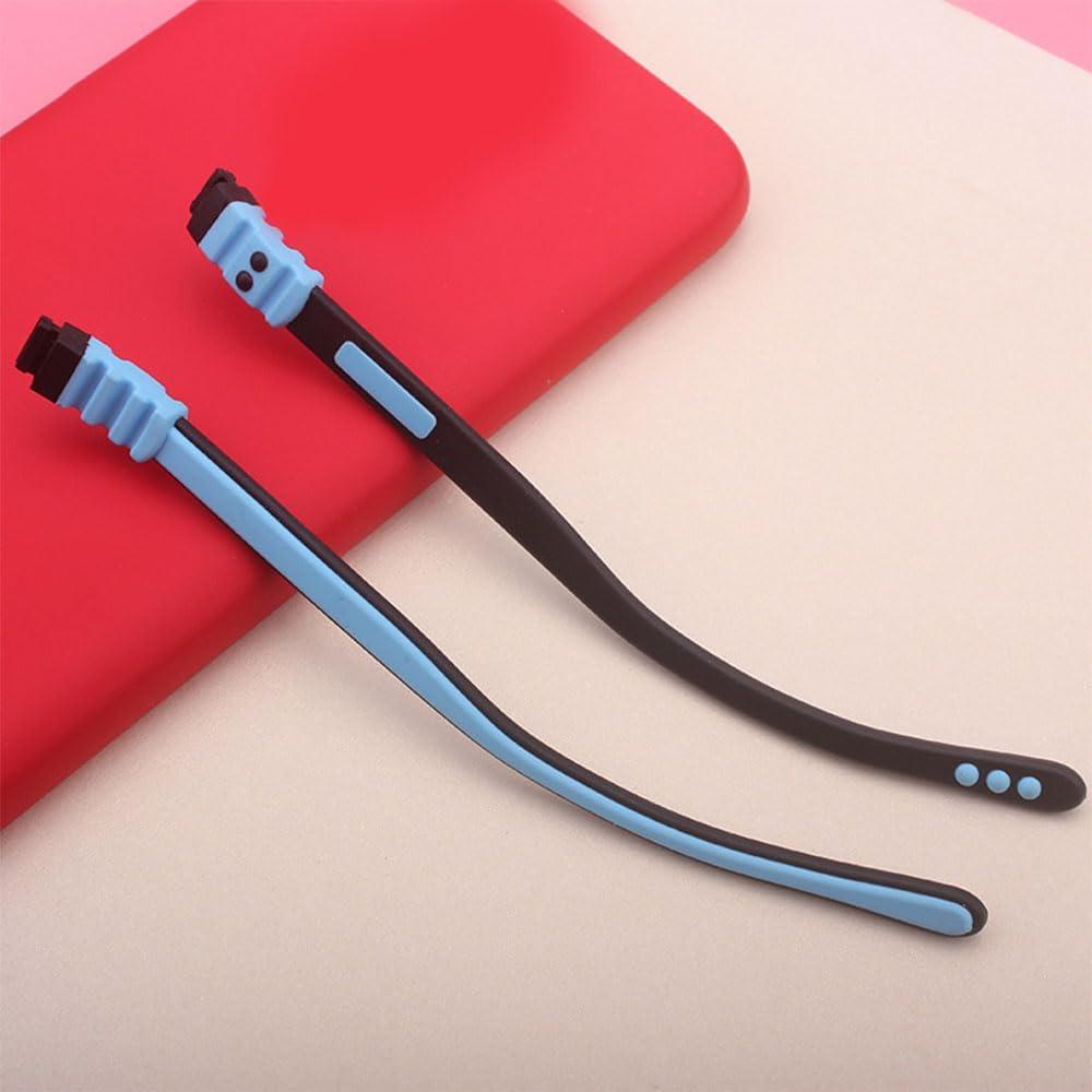 Piernas de Reemplazo para Gafas Clony Silicona Niños Negro Azul