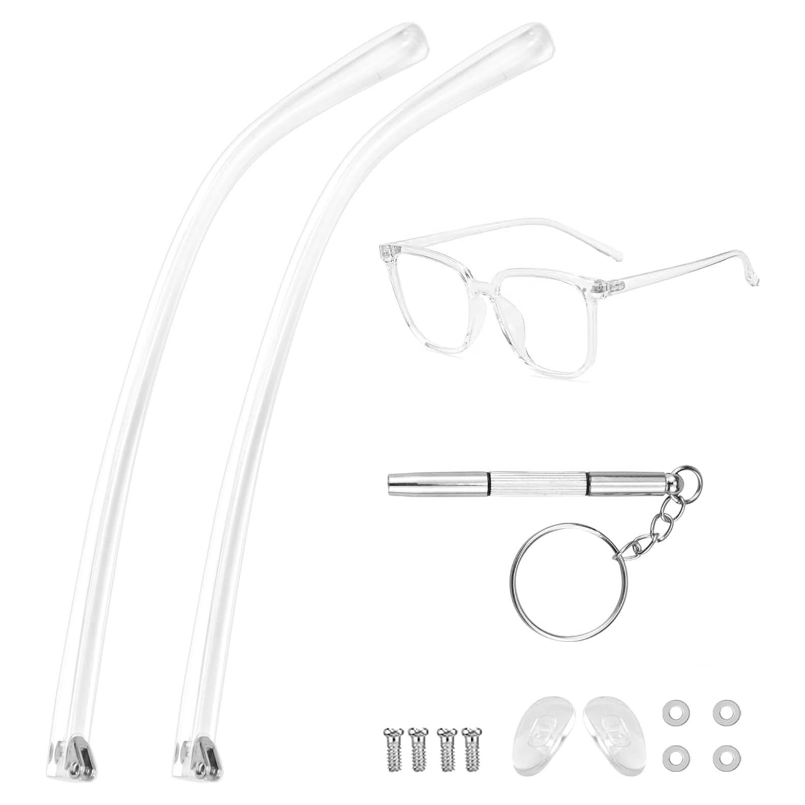 Brazos de Acrílico para Gafas Reemplazo Universal LNQ 14cm