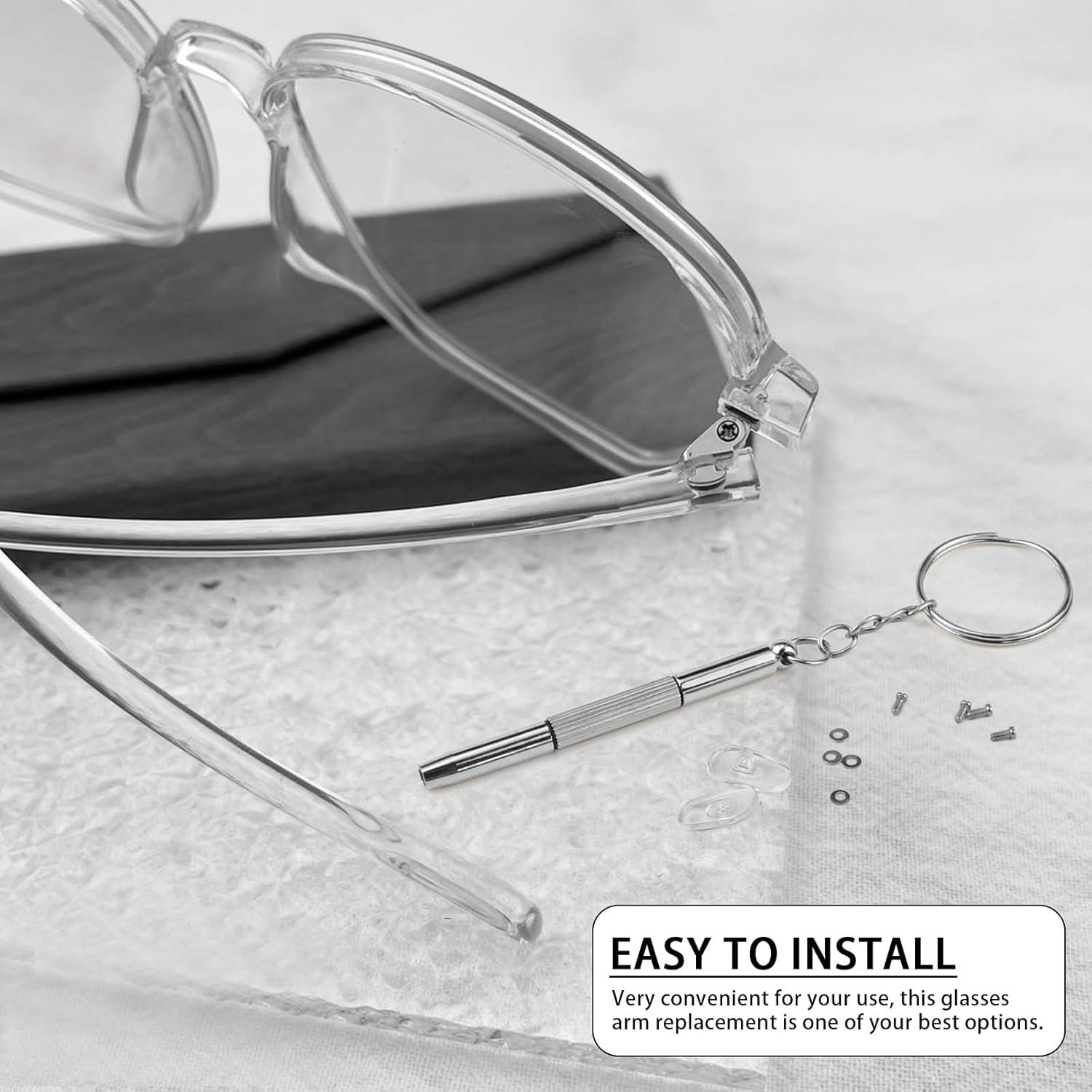 Brazos de Acrílico para Gafas Reemplazo Universal LNQ 14cm