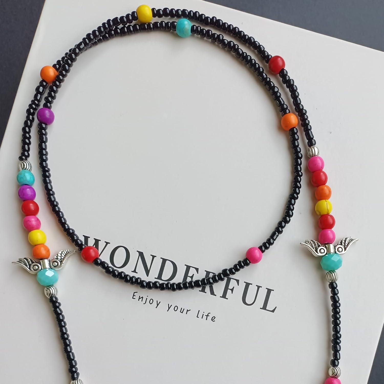 Cadena de Gafas Estilosa con Perlas para Mujeres 72 cm