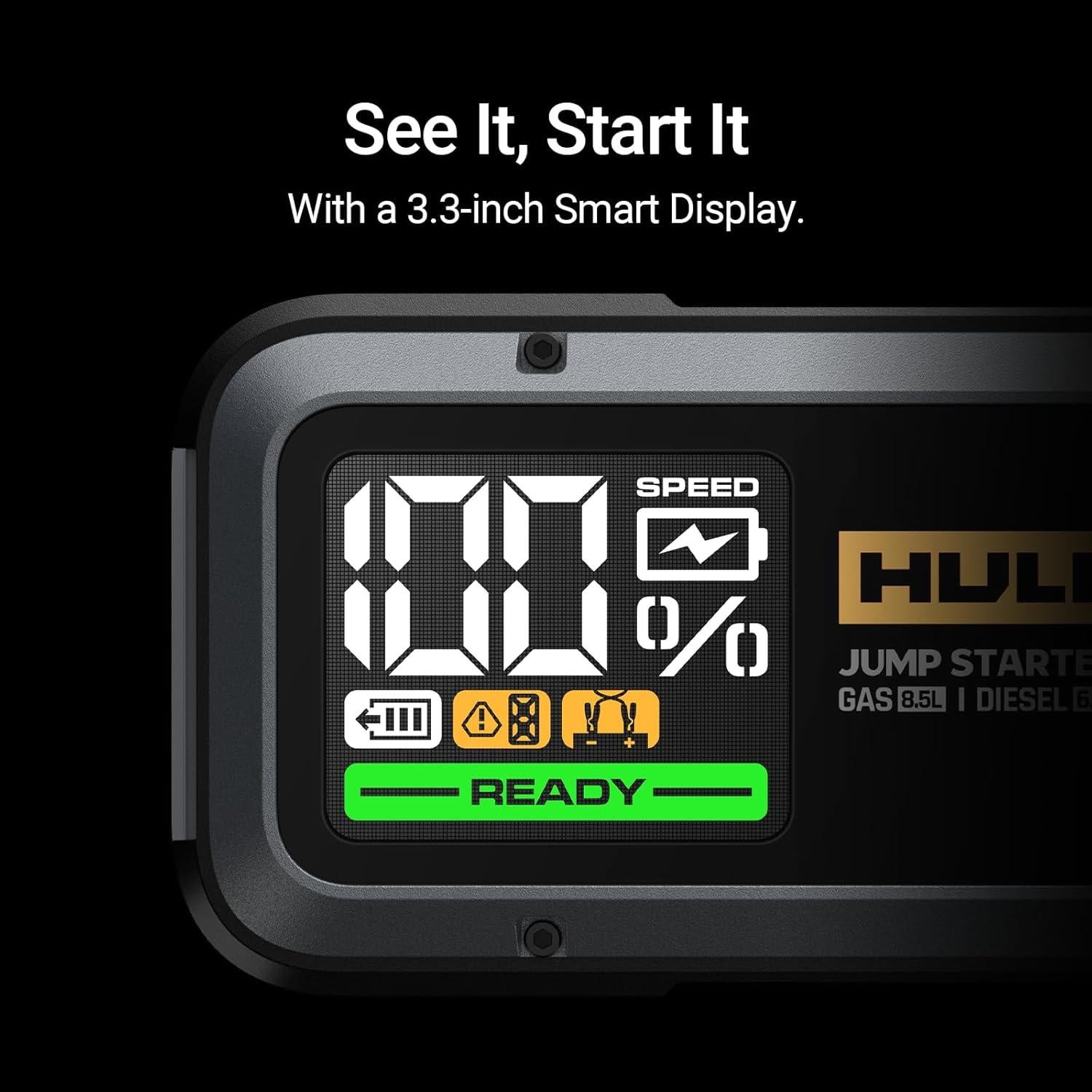 Hulkman Alpha85, 2000A 74Wh Arrancador de Batería 12V