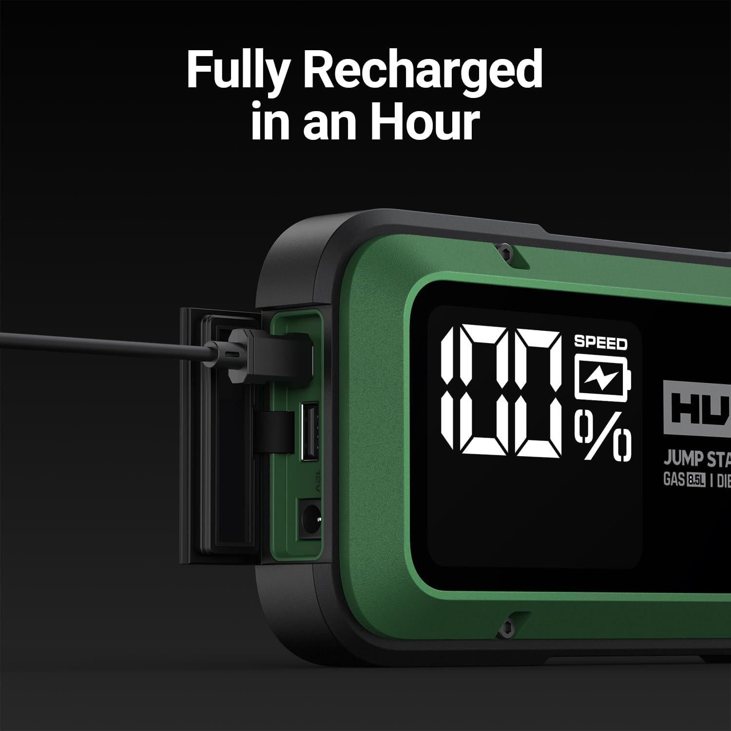 Hulkman Alpha85, 2000A 74Wh Arrancador de Batería 12V