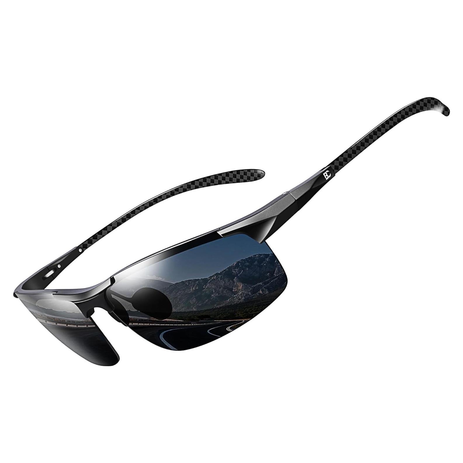 Gafas de sol polarizadas BIRCEN para hombres, ultraligeras UV400
