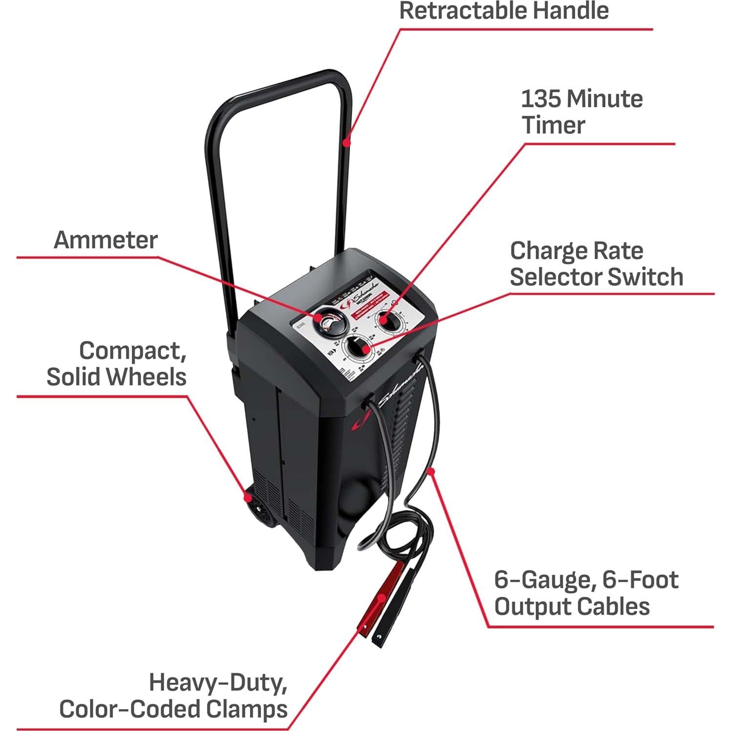 Cargador de Batería Schumacher SC1445 250A 12V Manual