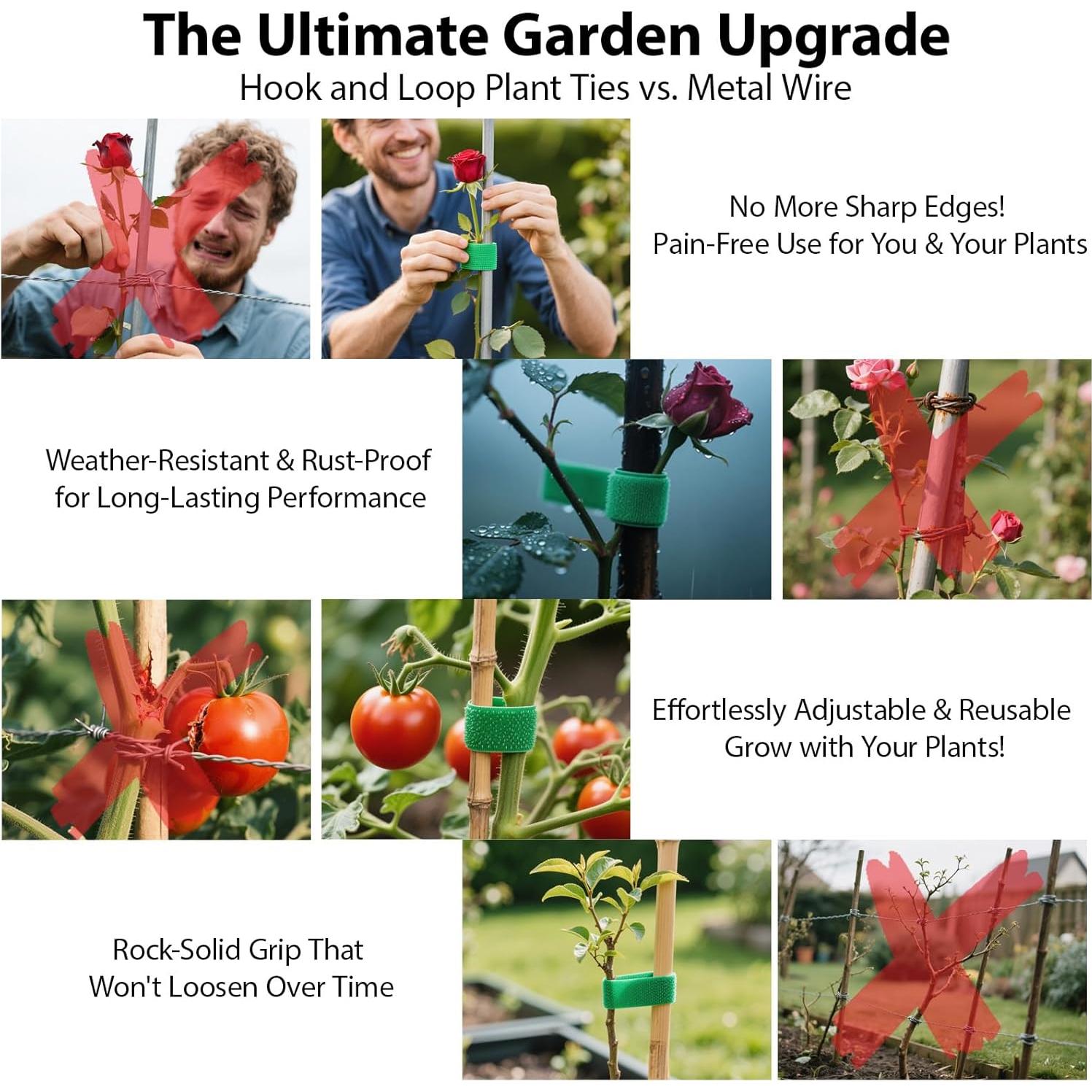 Ataduras Reutilizables MYLTW 15.24m x 1.19cm Nylon Verde