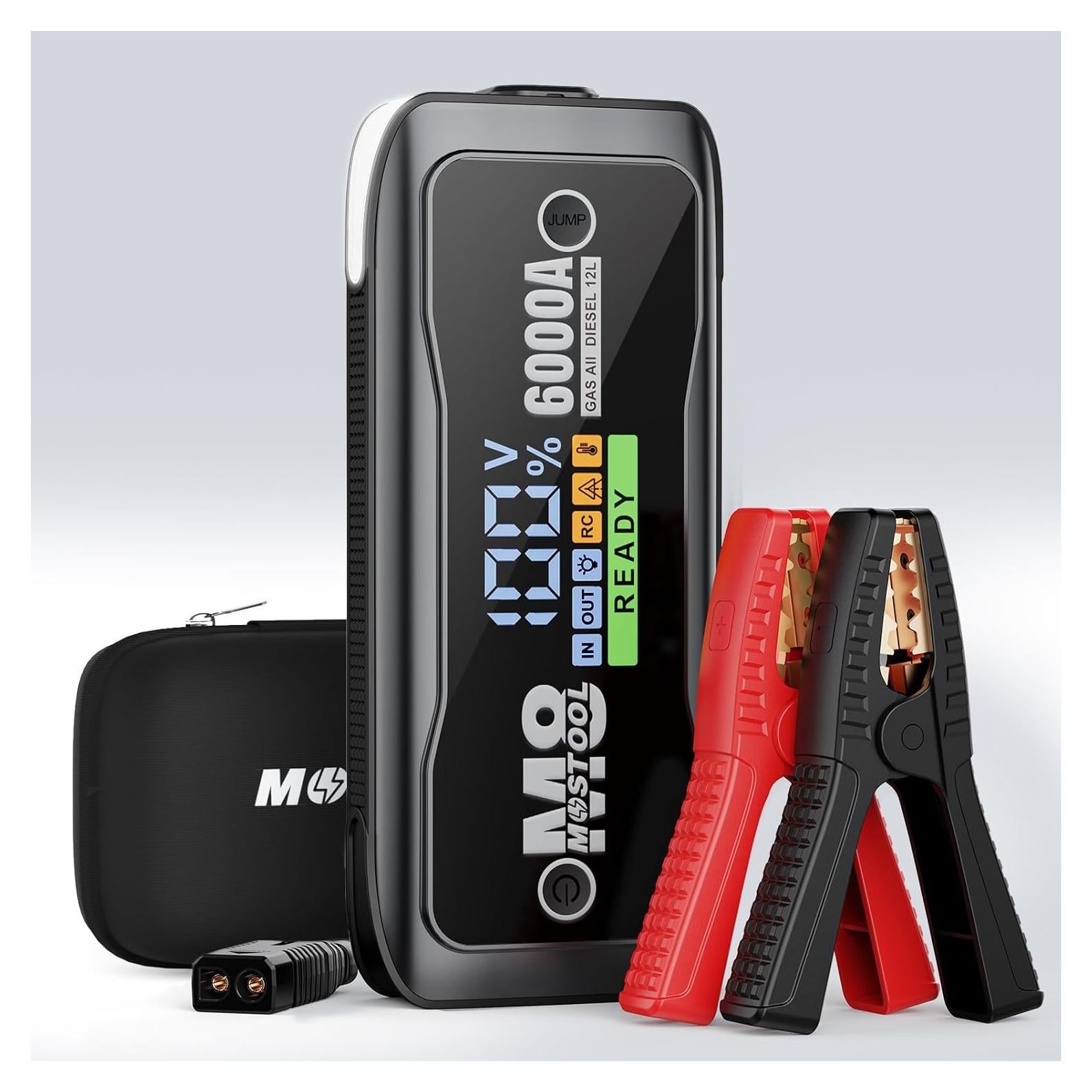 Arrancador de Batería MOSTOOL M8 6000A 12V con LED