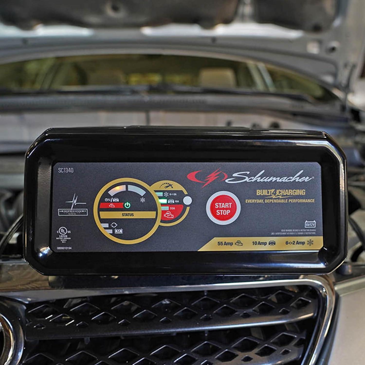 Cargador y Arrancador Schumacher SC1340 4 en 1 55A 12V