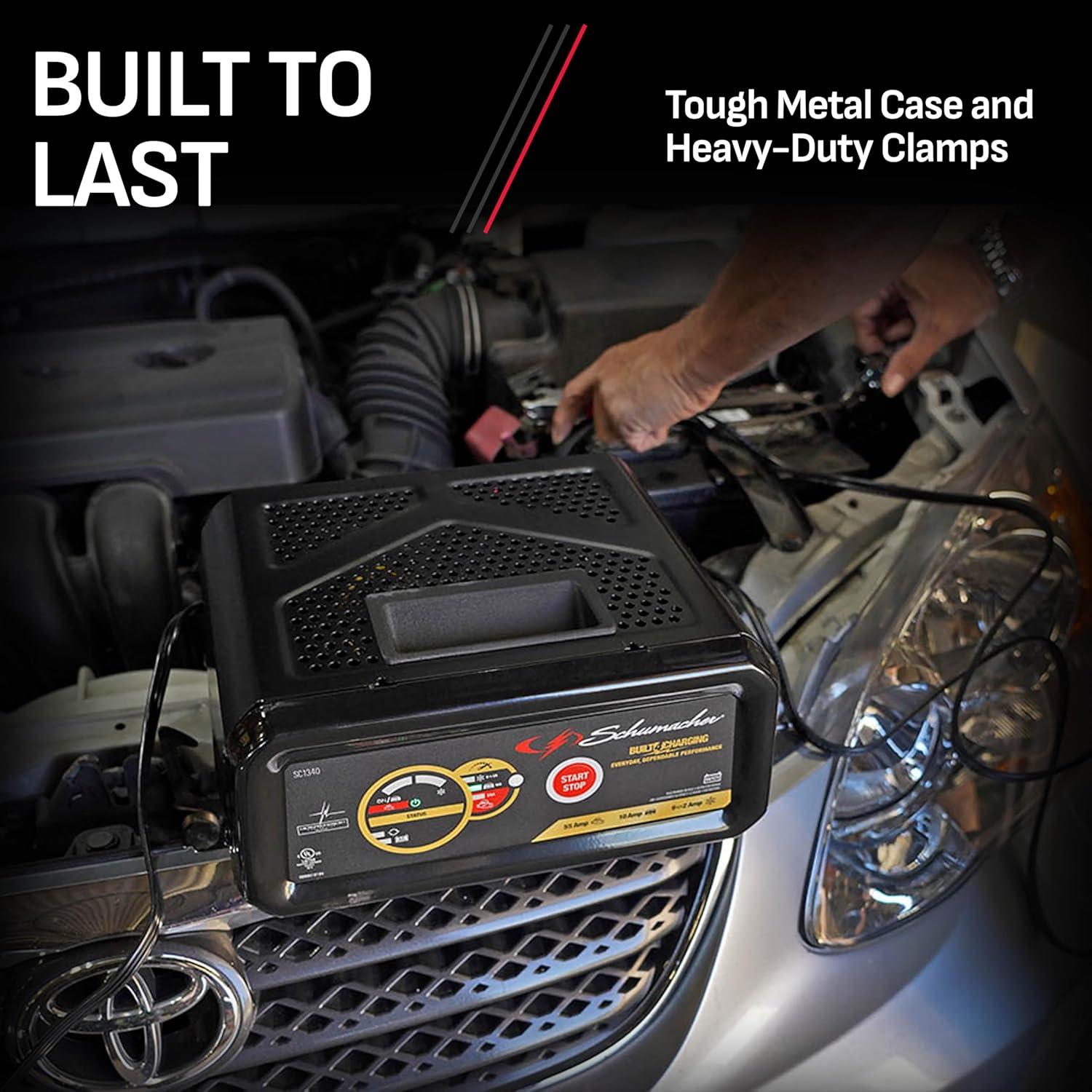 Cargador y Arrancador Schumacher SC1340 4 en 1 55A 12V