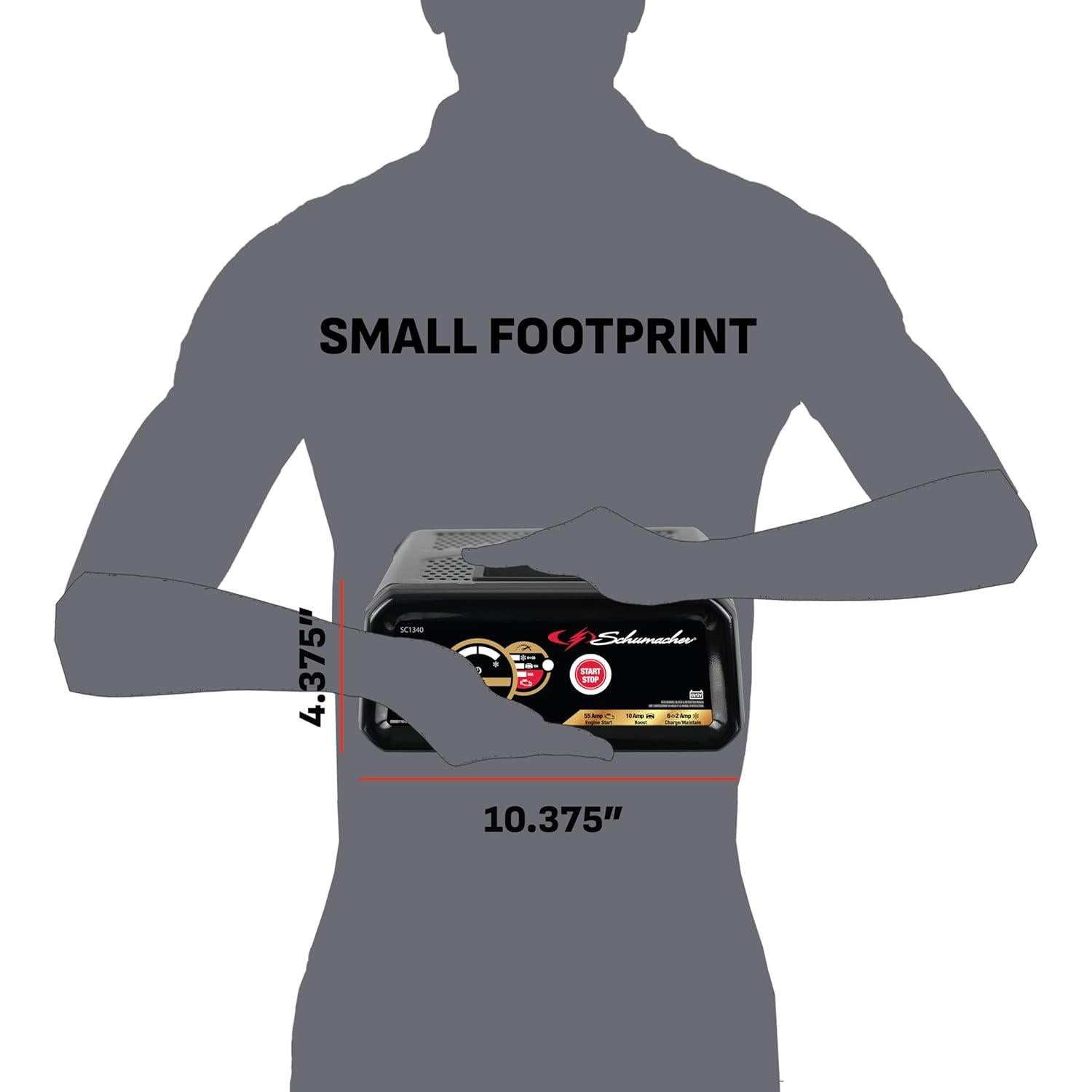 Cargador y Arrancador Schumacher SC1340 4 en 1 55A 12V