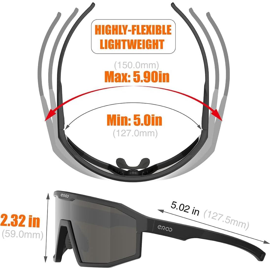 Gafas de Sol Deportivas Polarizadas ER00 F23a para Mujeres