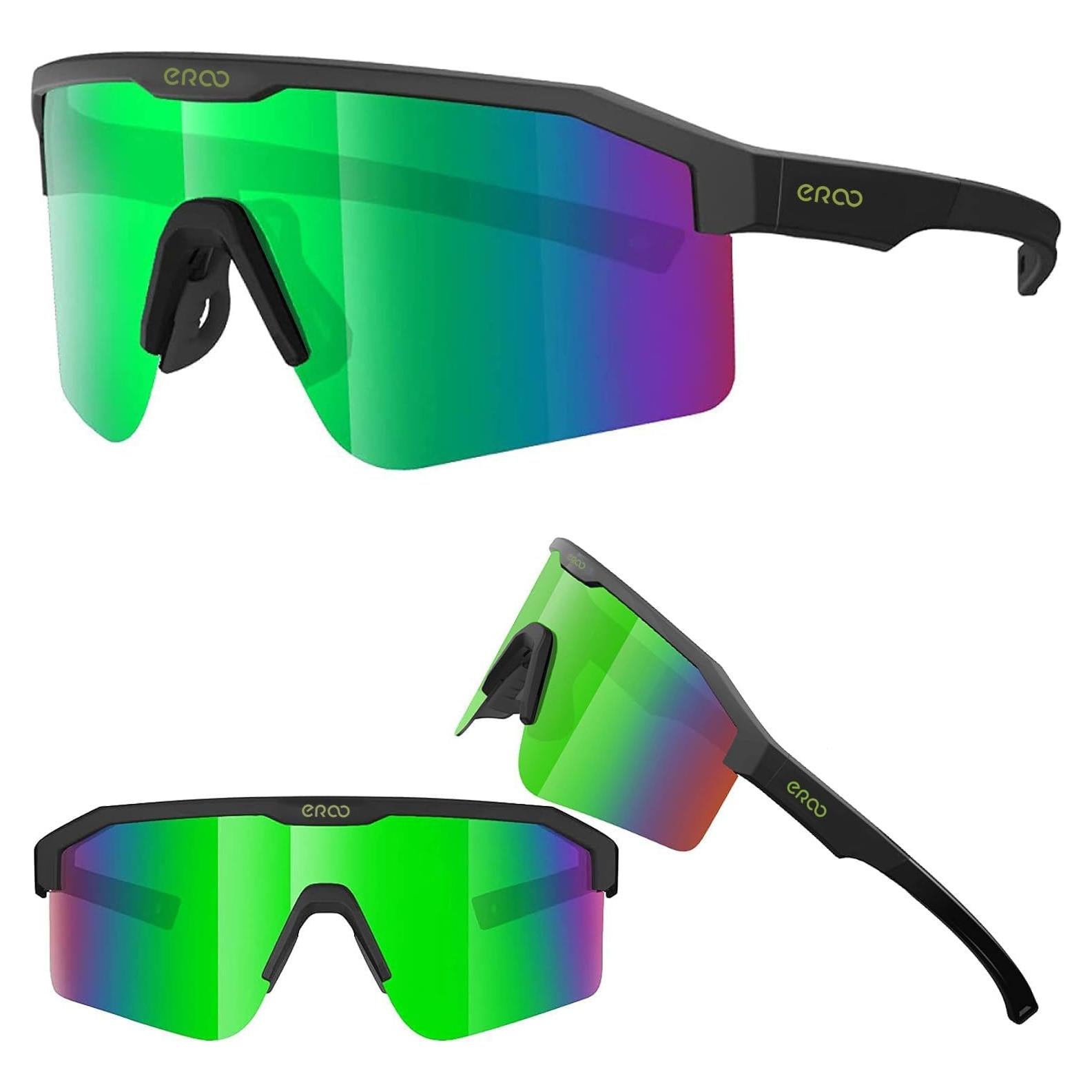 Gafas de Sol Deportivas ER00 F24f Negras para Mujeres